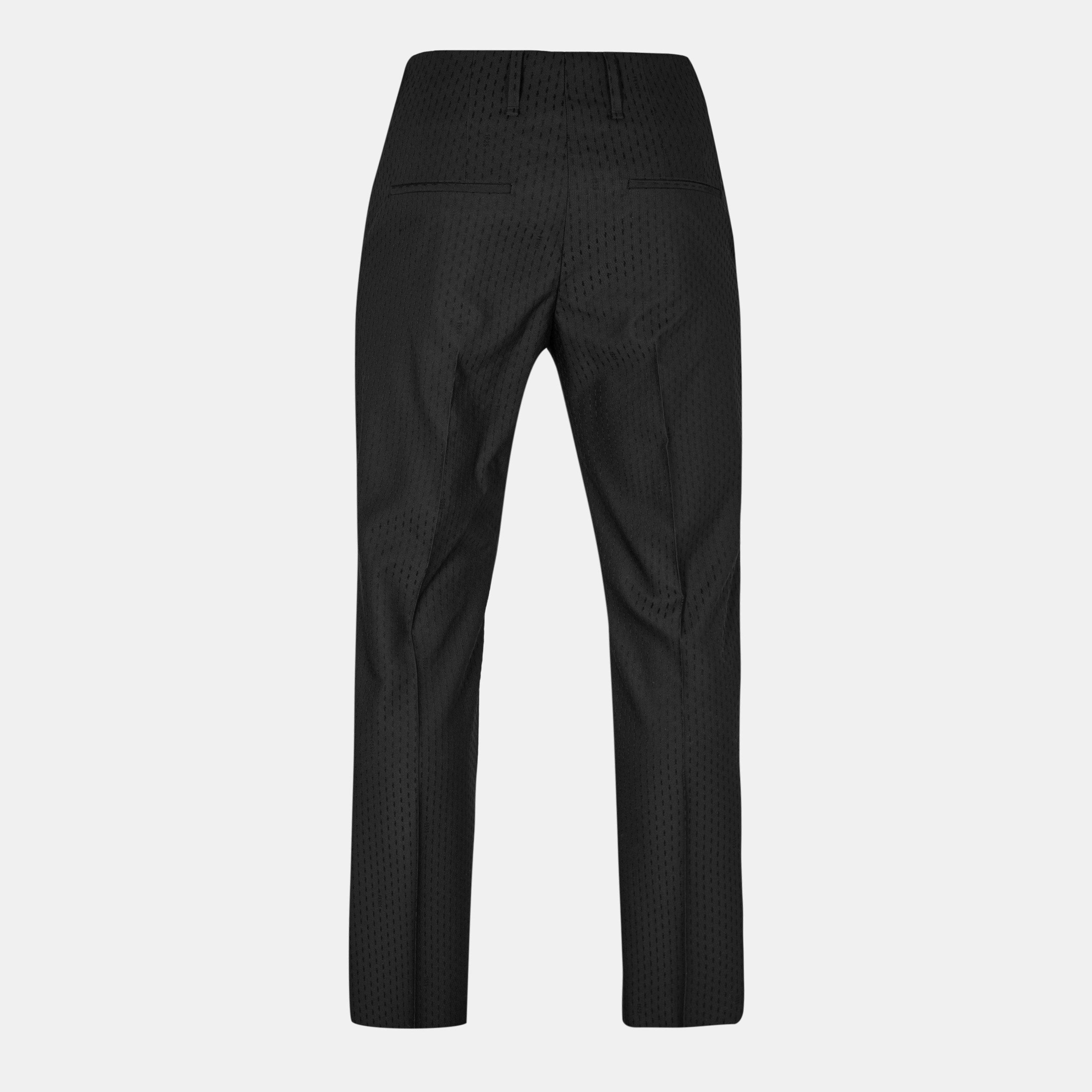 Black - Fendi - Stitch Trousers - 2
