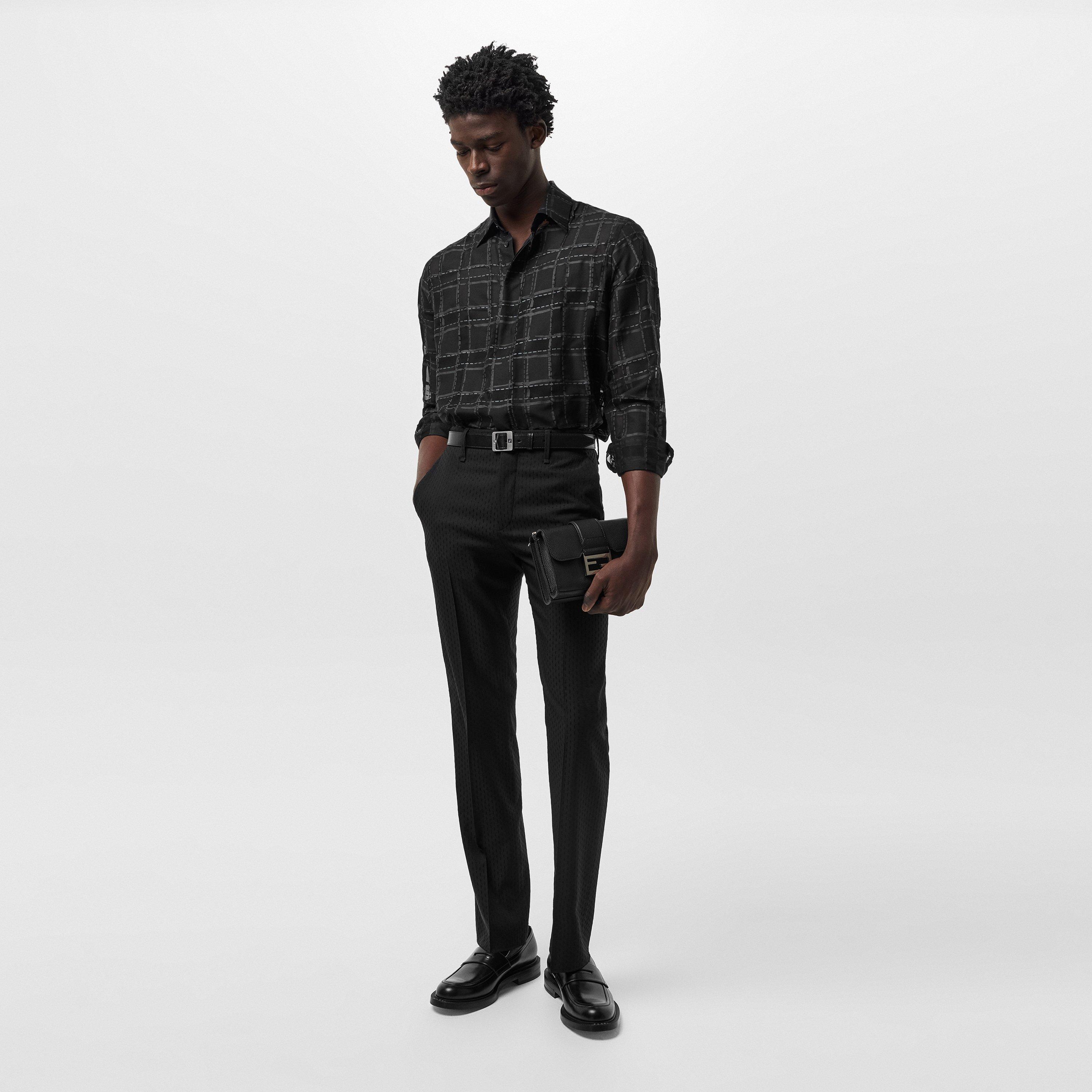 Black - Fendi - Stitch Trousers - 6