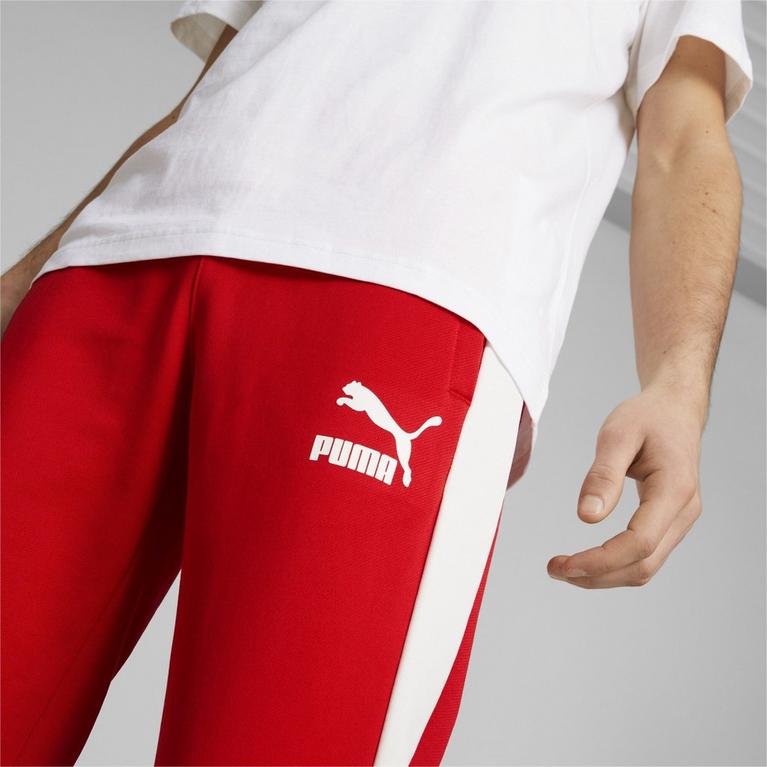 Puma, Iconic T7 Mens Track Pants, Closed Hem Jersey Jogging Bottoms