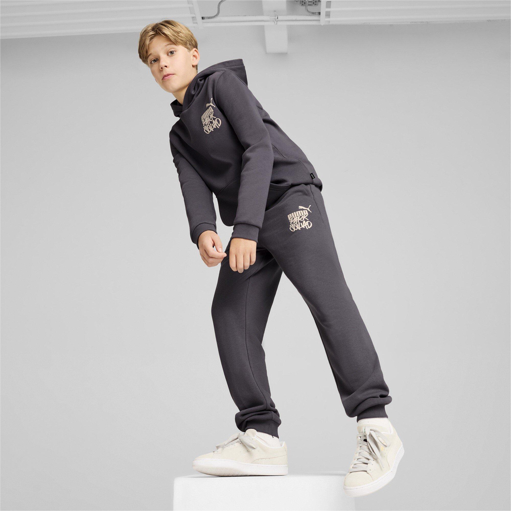 Galactic Gray - Puma - PUMA ESS+ MID 90s Juniors Sweatpants - 4