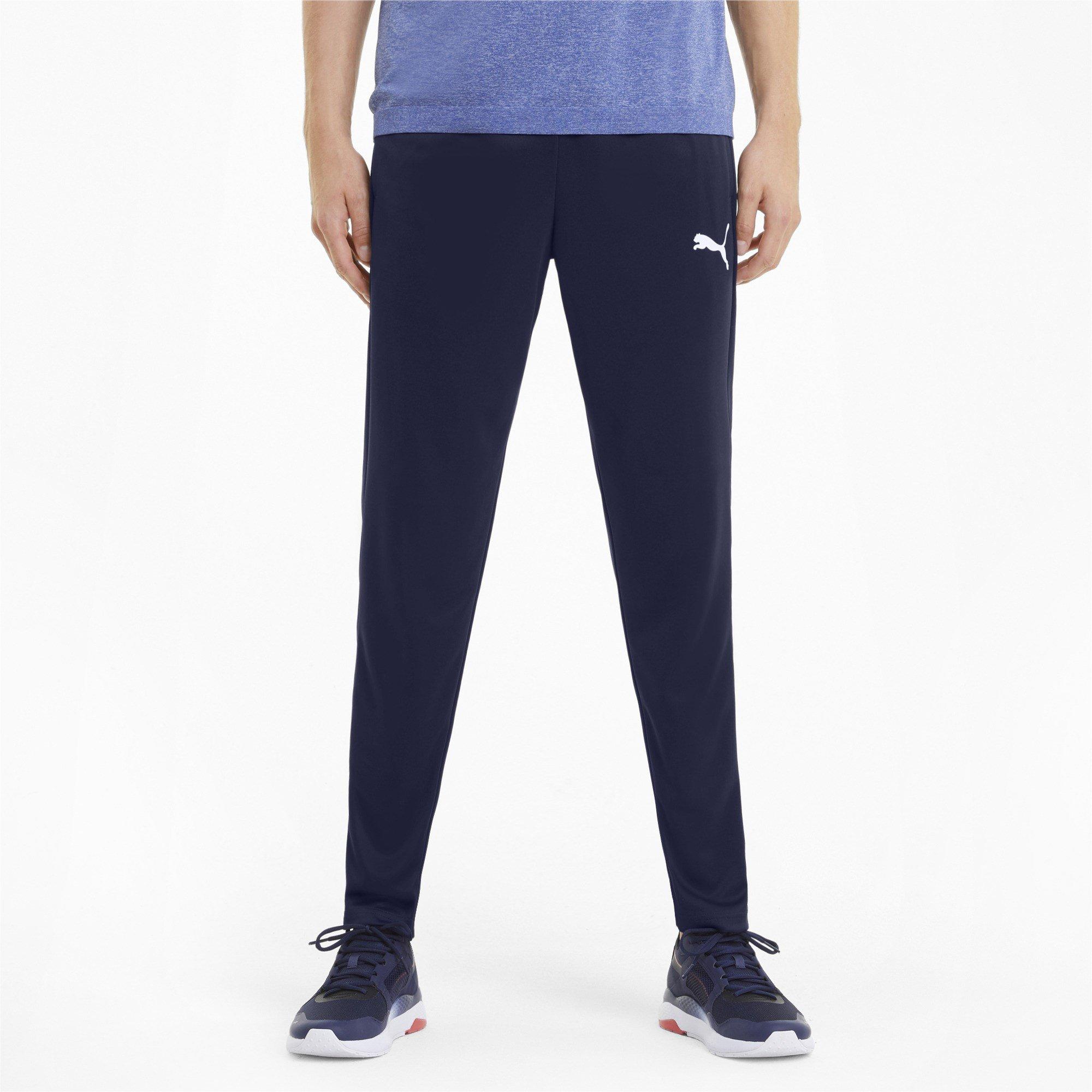 Blu navy - Puma - Tapered Tracksuit Bottoms Mens - 3