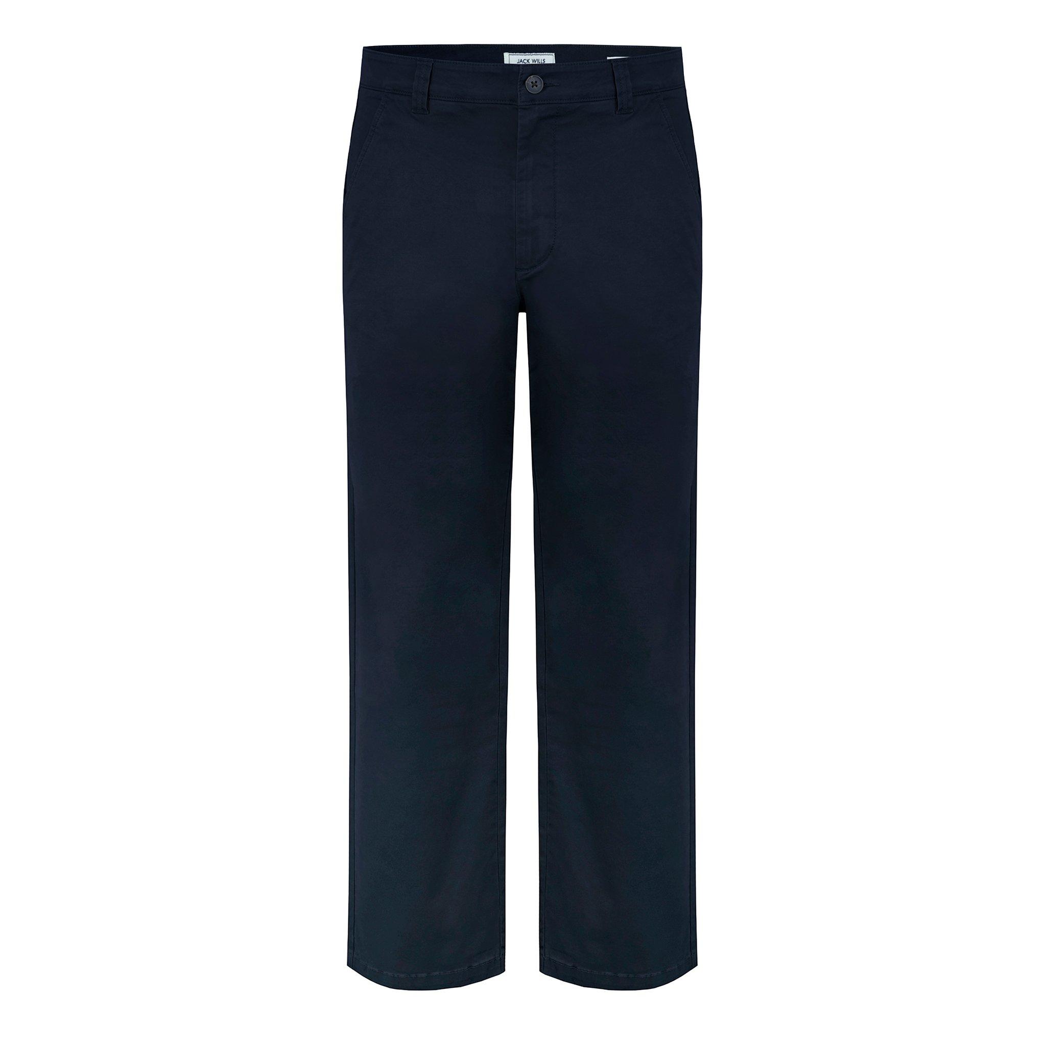 Jack Wills Men's Relaxed Chinos - Black - 32W R
