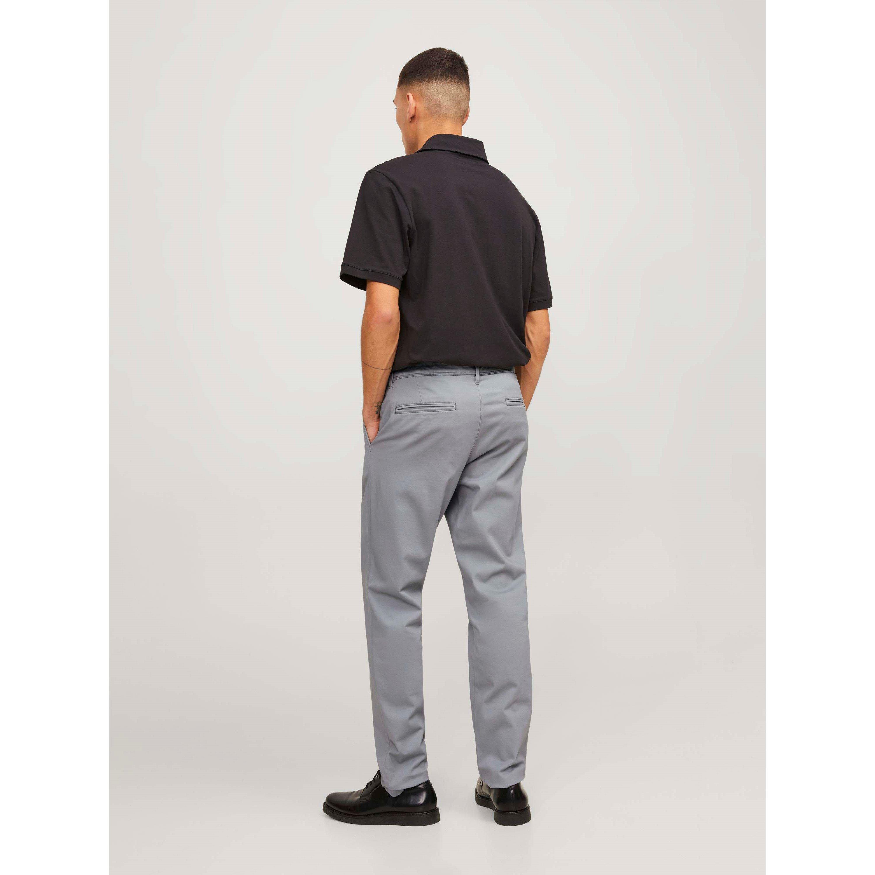 Ultimate Grey - Jack and Jones - Men's Marco Bowie Chinos - 4