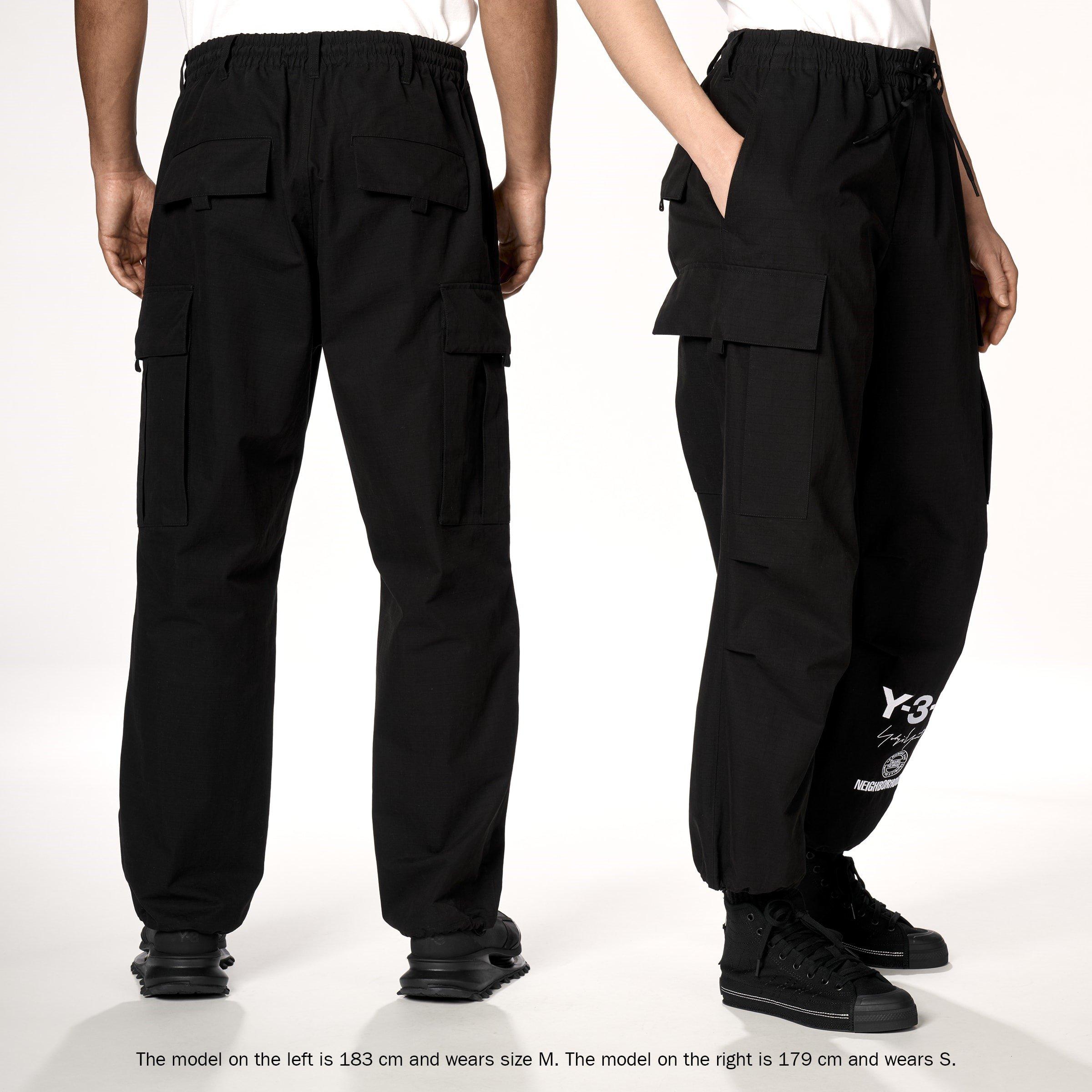 Black - Y3 - X Neighborhood Cargo Tracksuit Bottoms - 3