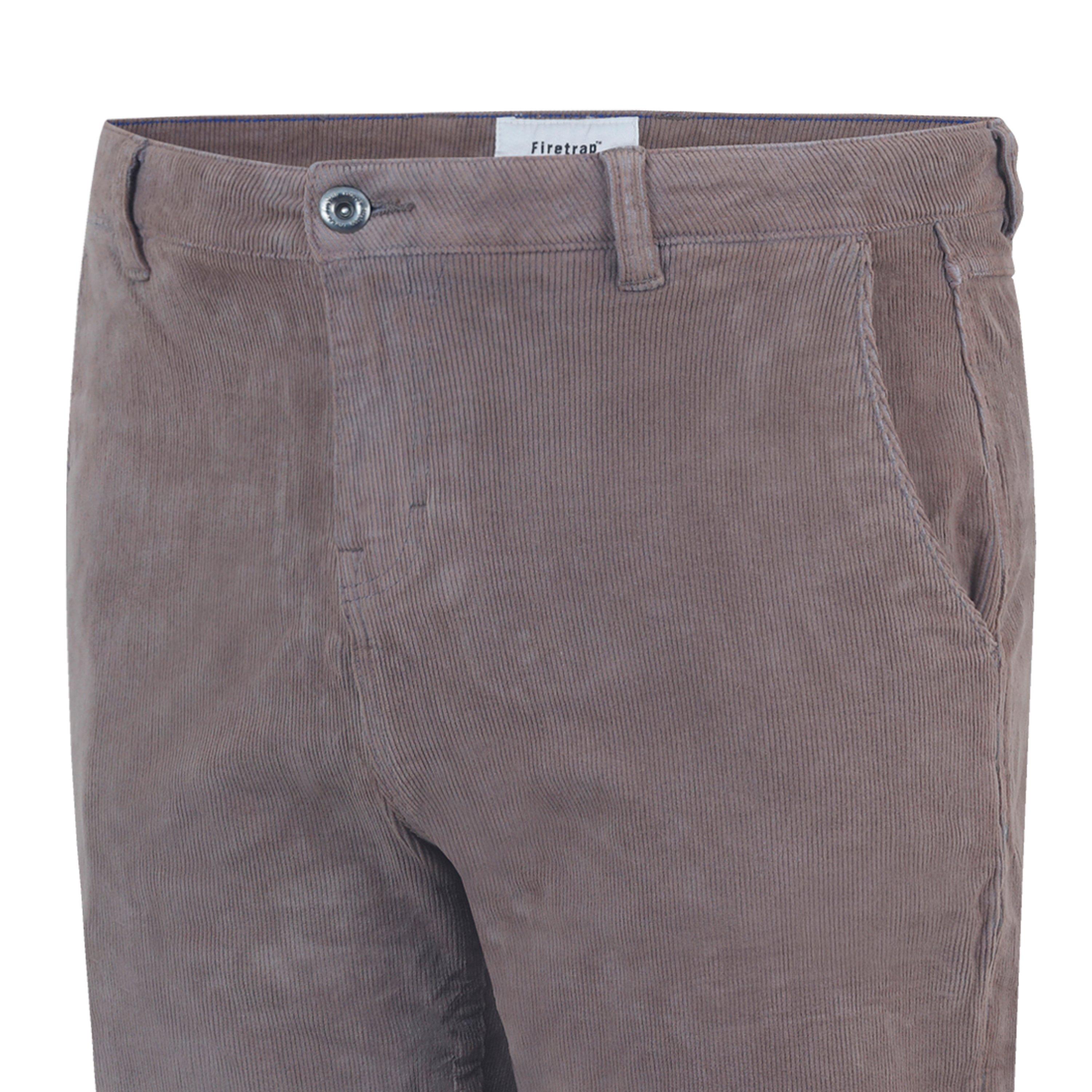 Brown - Firetrap - Chino Trousers - 5