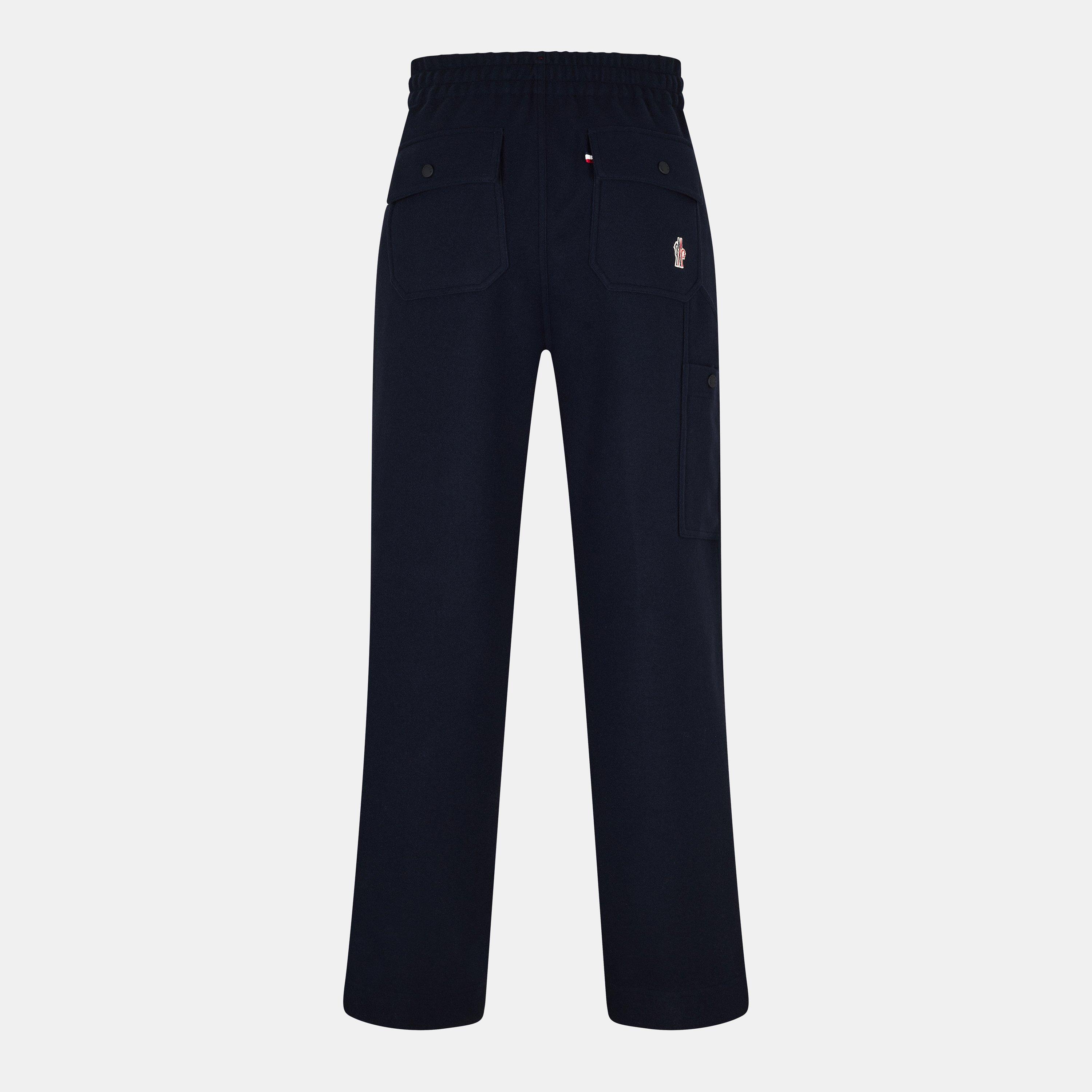 Navy 742 - Moncler Grenoble - Men's Wool Cargo Trousers - 2