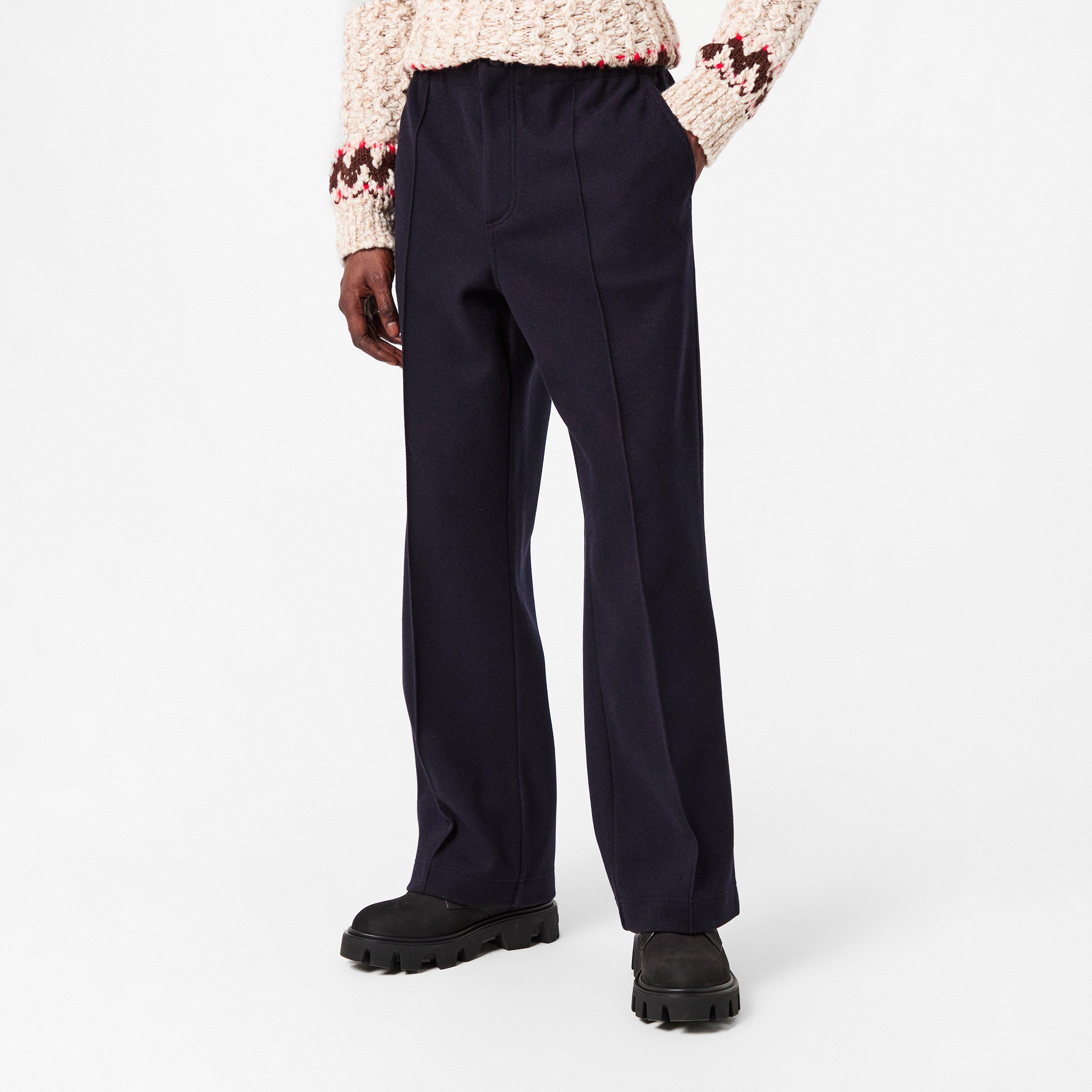 Navy 742 - Moncler Grenoble - Men's Wool Cargo Trousers - 3