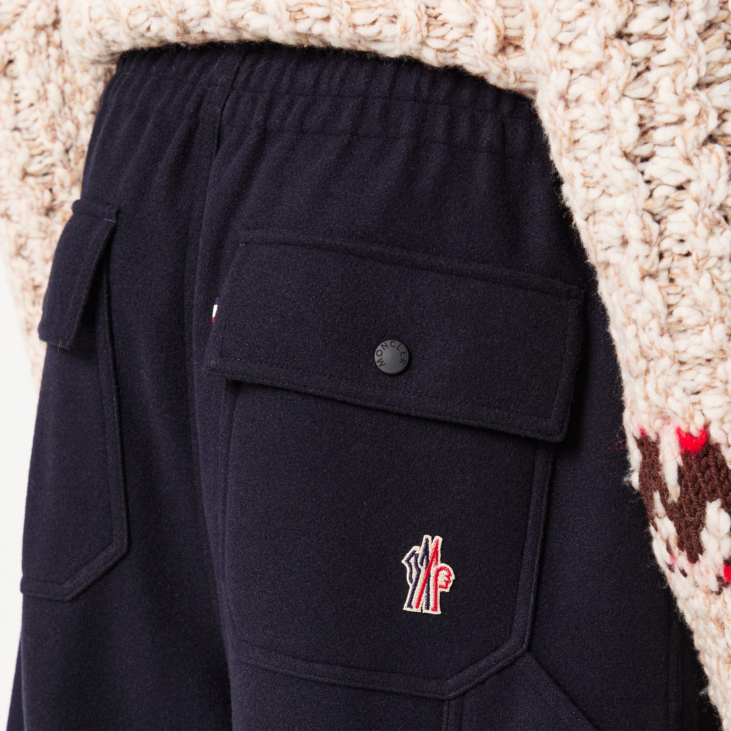 Navy 742 - Moncler Grenoble - Men's Wool Cargo Trousers - 5