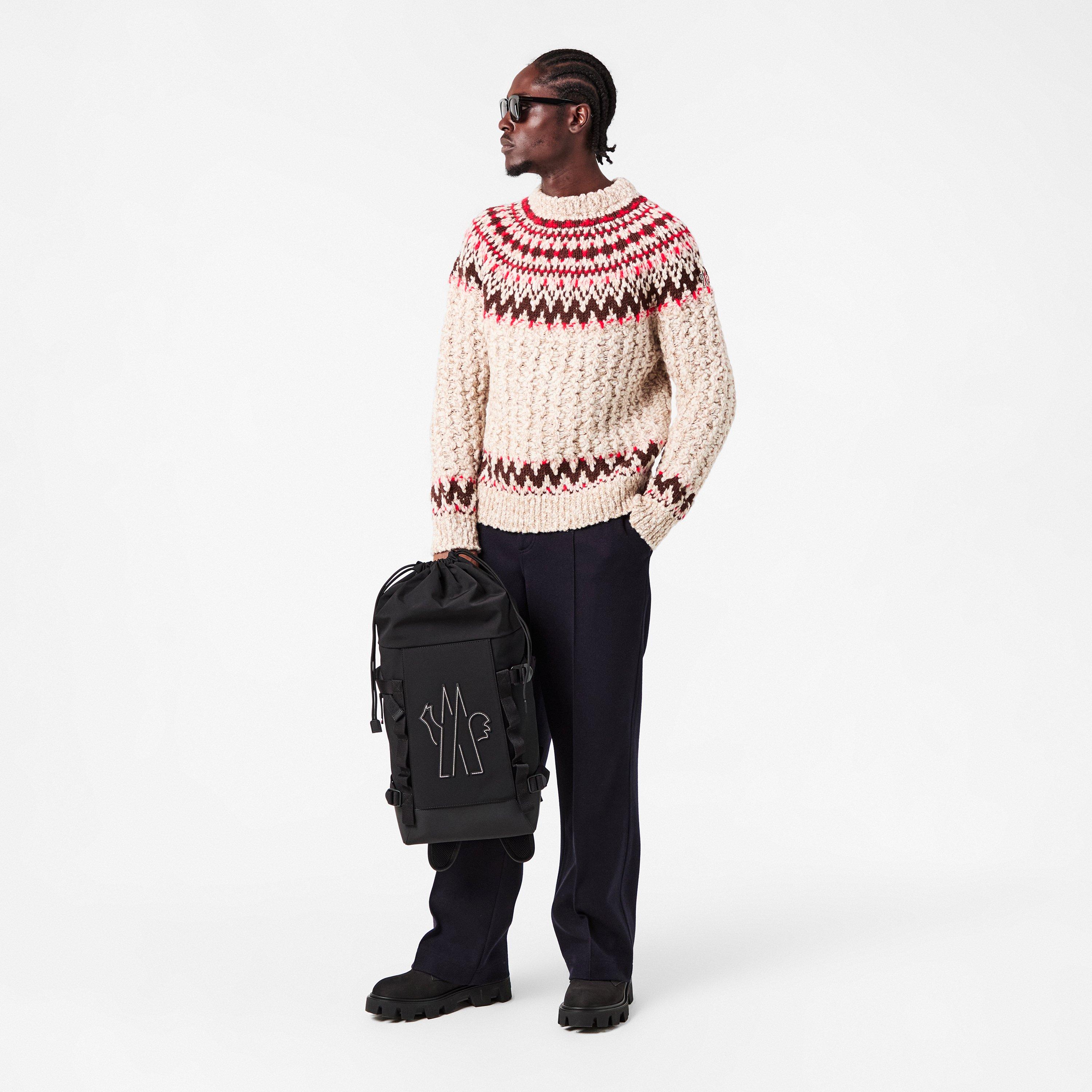 Navy 742 - Moncler Grenoble - Men's Wool Cargo Trousers - 6