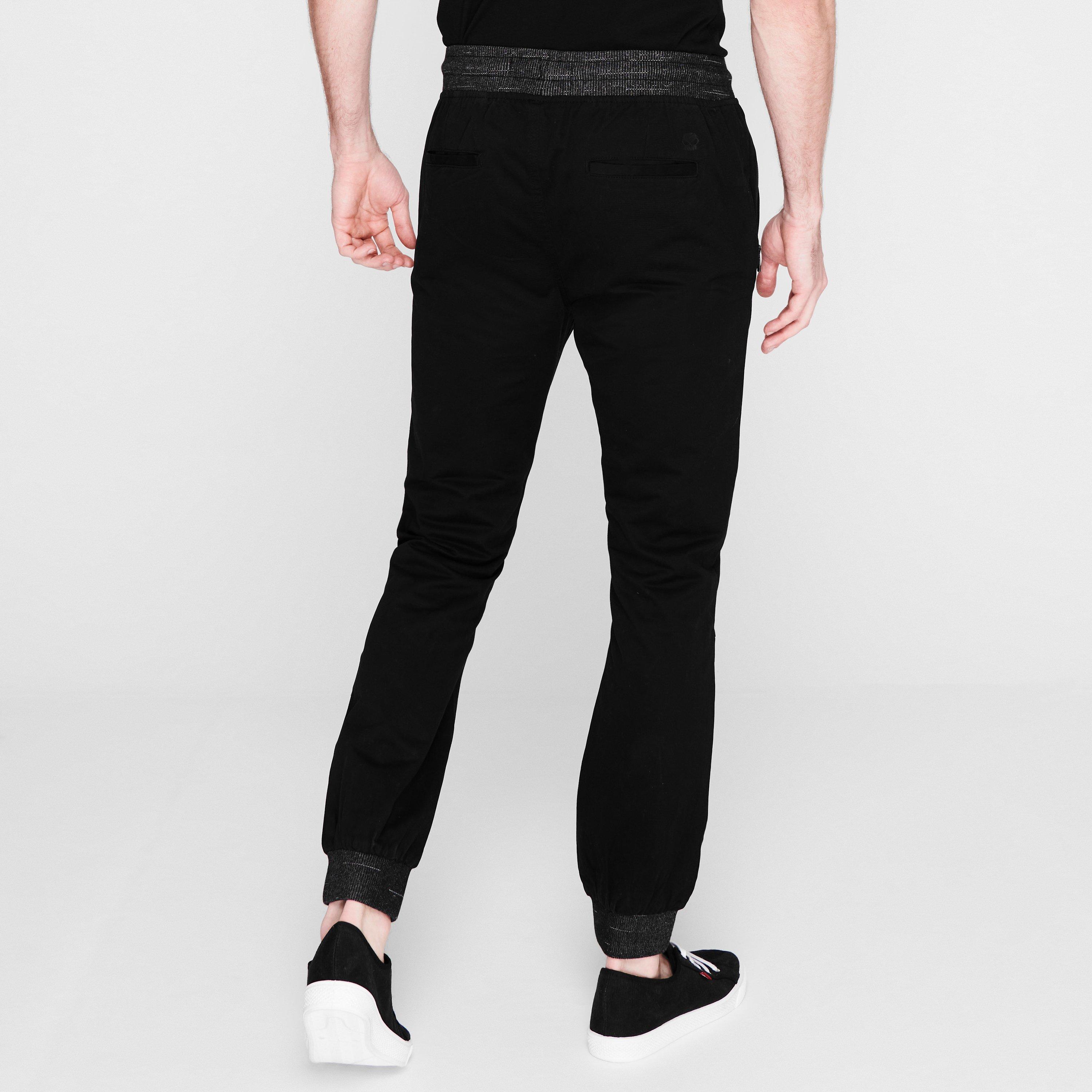 Sort - No Fear - Ribbed Waist Chinos Mens - 3