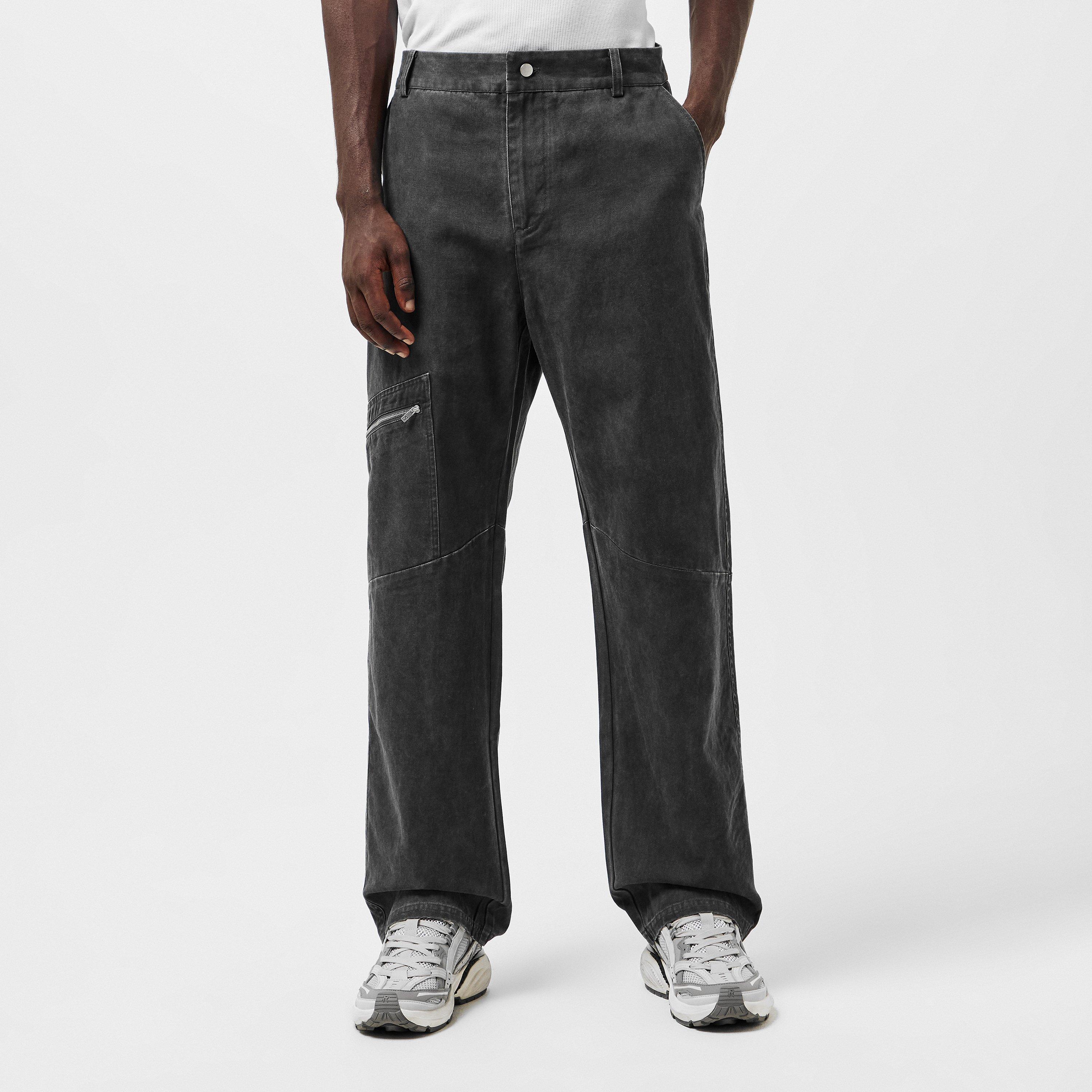 Washed Black - Represent - Men's Cargo Trousers - 3