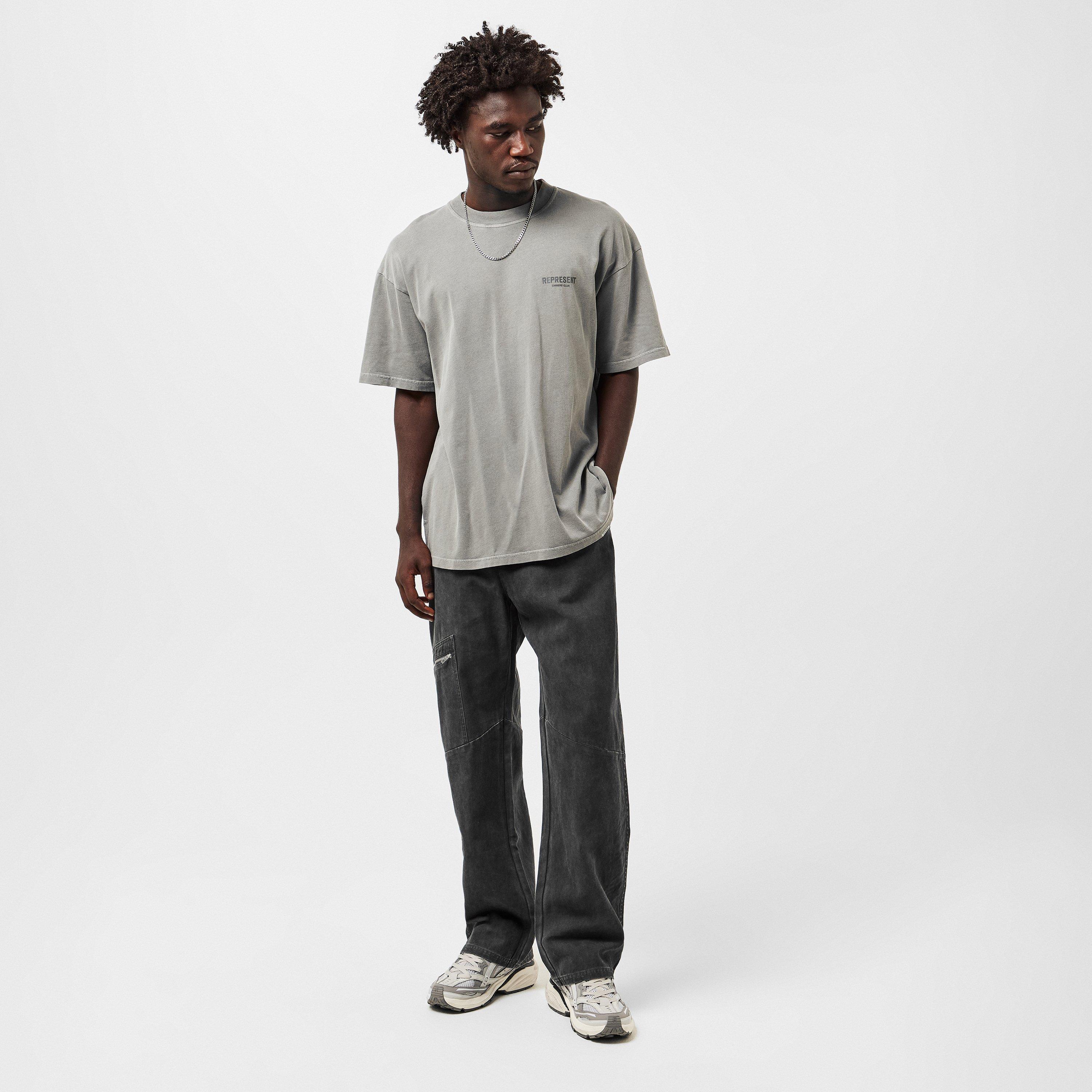 Washed Black - Represent - Men's Cargo Trousers - 6