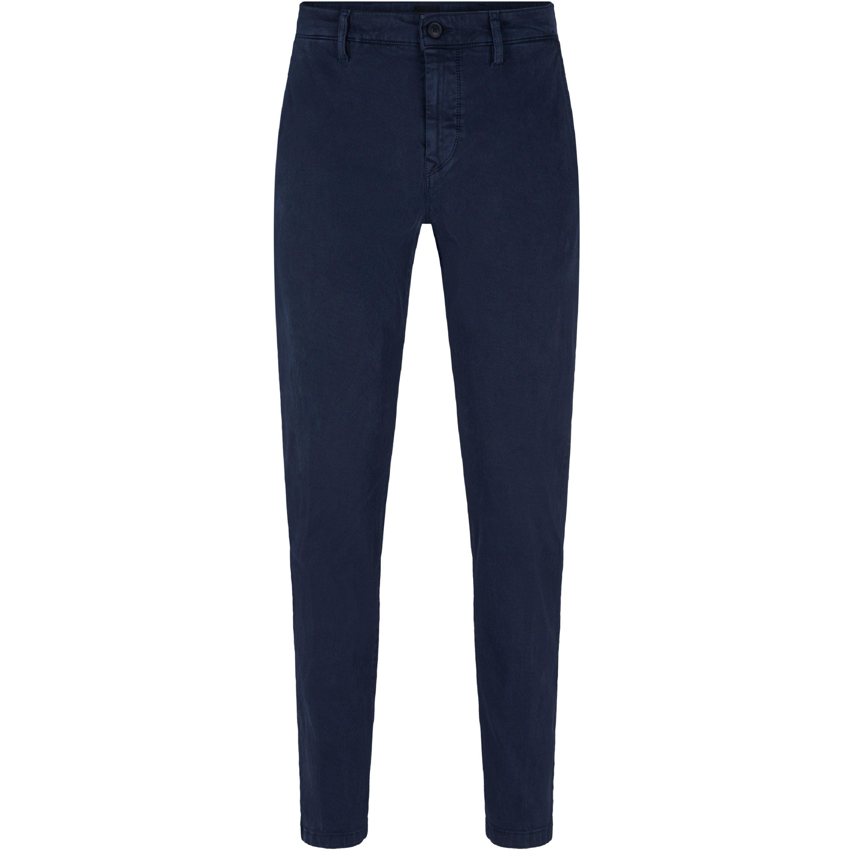 Dark Blue - Boss - Men's Schino Chino Trousers