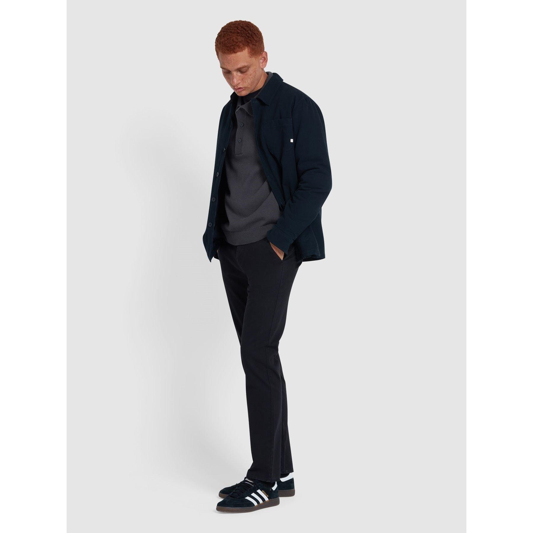everyone FARAH slacks NAVY サイズL Farah Men's Classic Style Dress Pants with Slant Pocket Navy