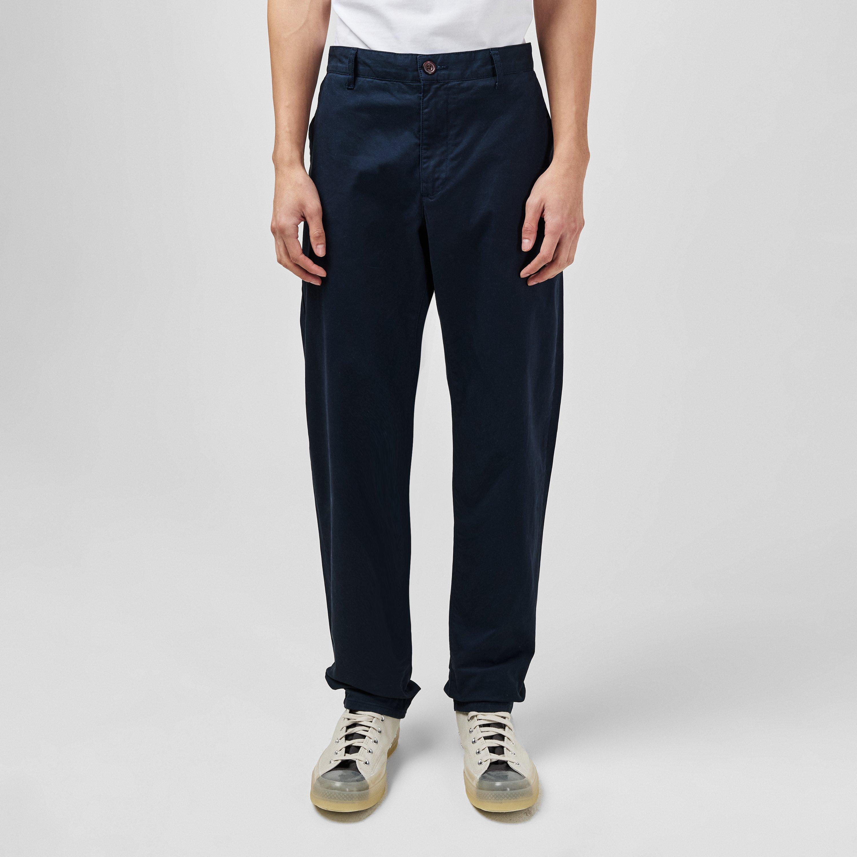 Navy 412 - Farah - Elm Slim Chinos - 3