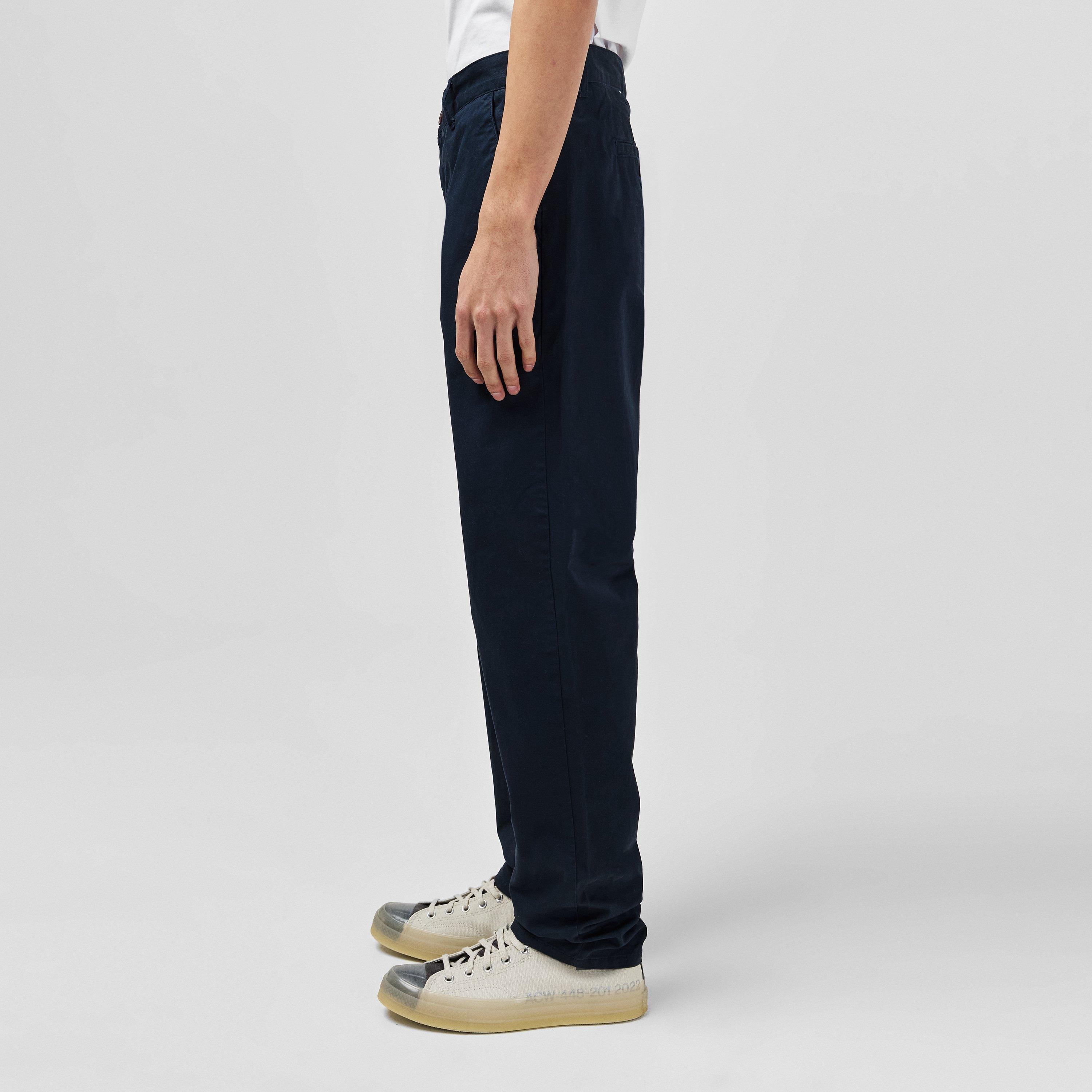 Navy 412 - Farah - Elm Slim Chinos - 5