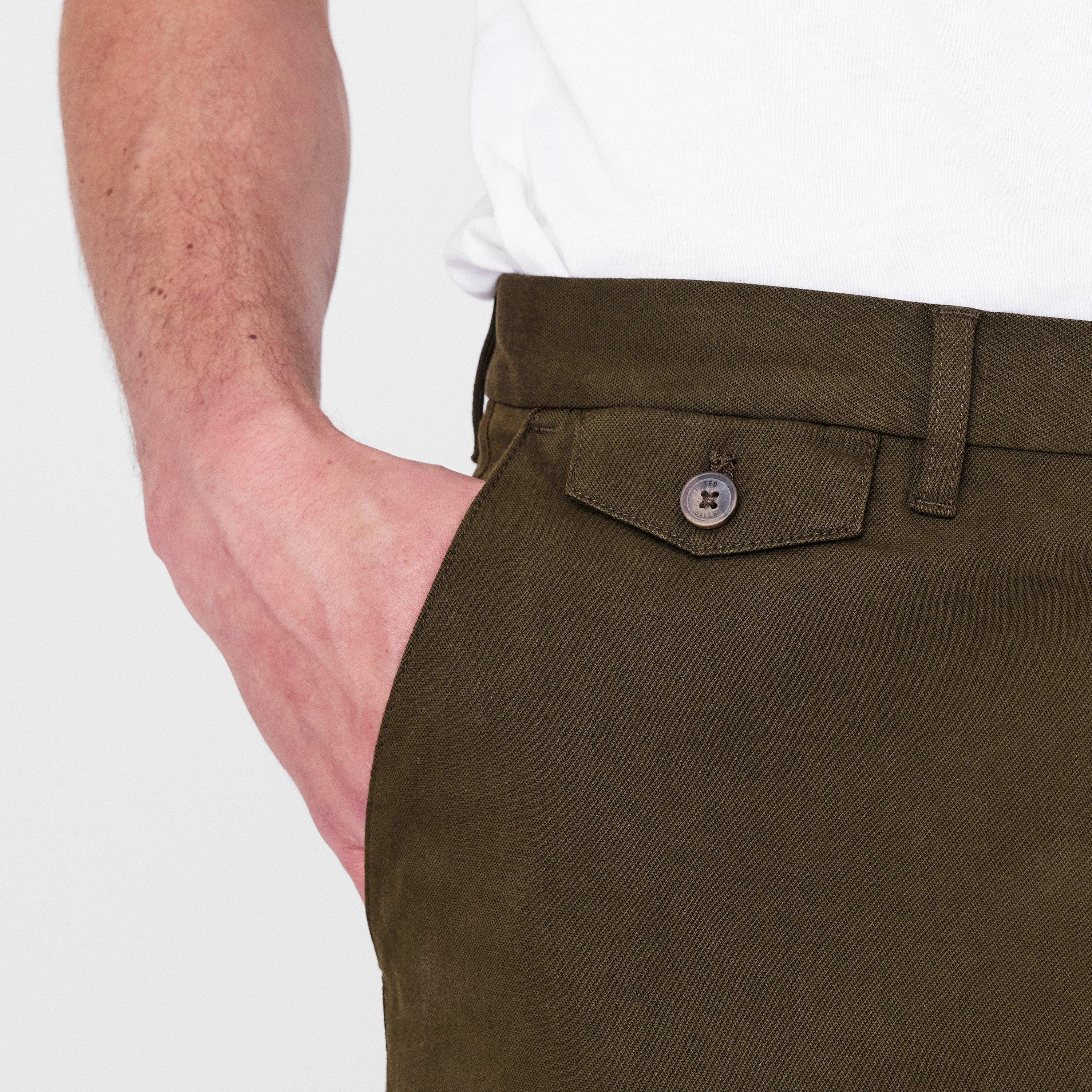 Khaki - Ted Baker - Men's Haydae Chinos - 5