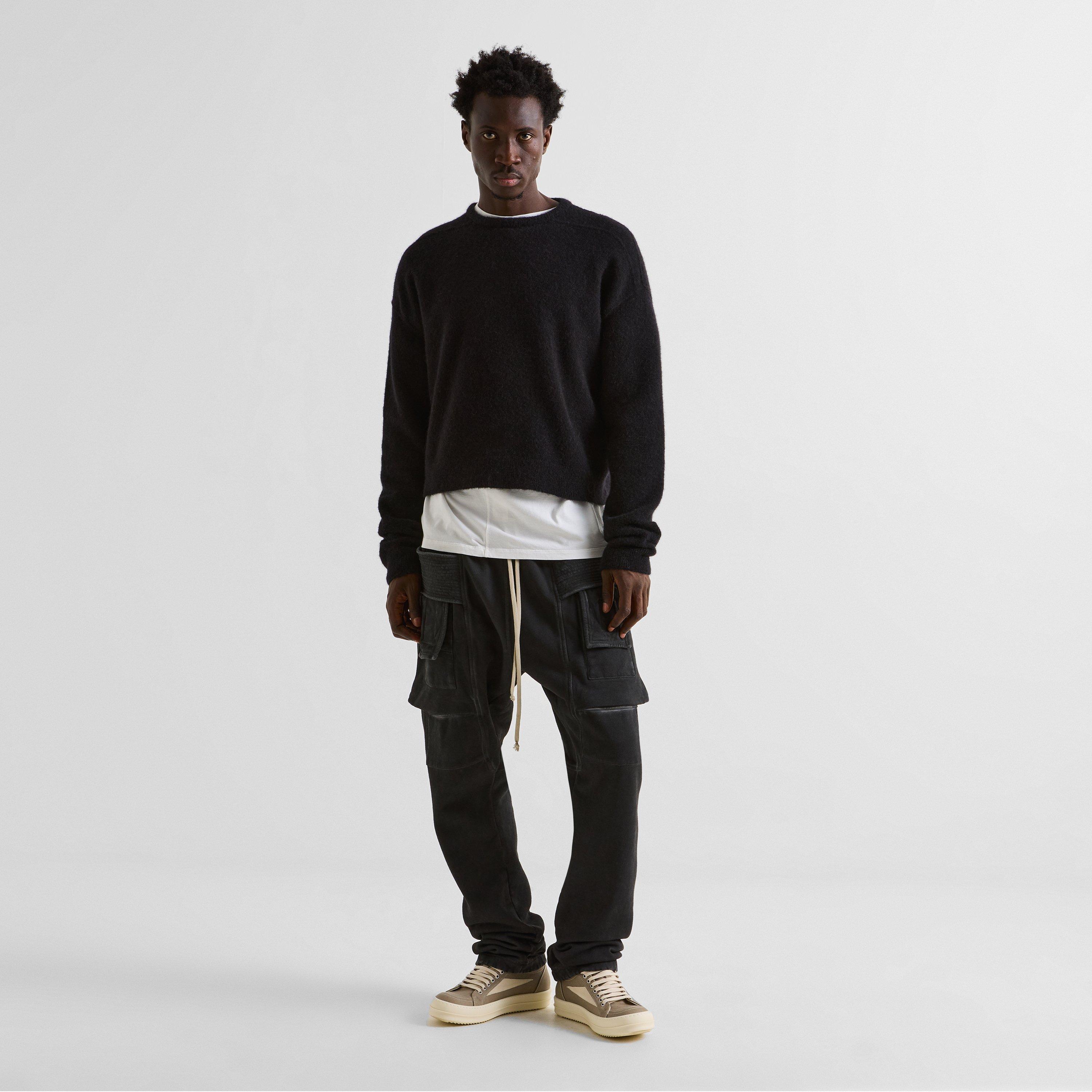 Faded Black - Rick Owens Drkshdw - Creatch Cargo Drawstring Pants - 6