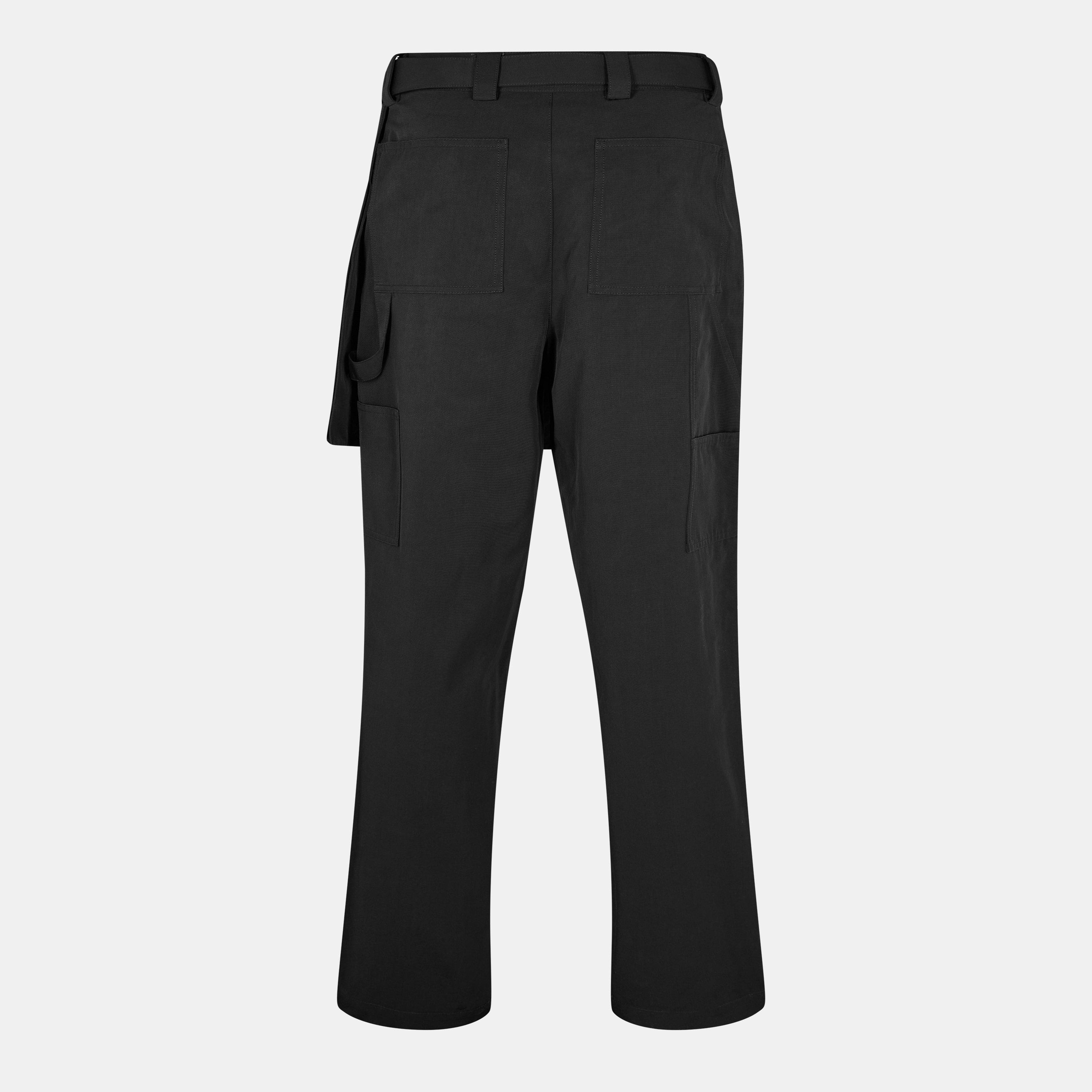 Blauw - Off White - Men's Graphic Trousers with Embroidered Detailing - 2