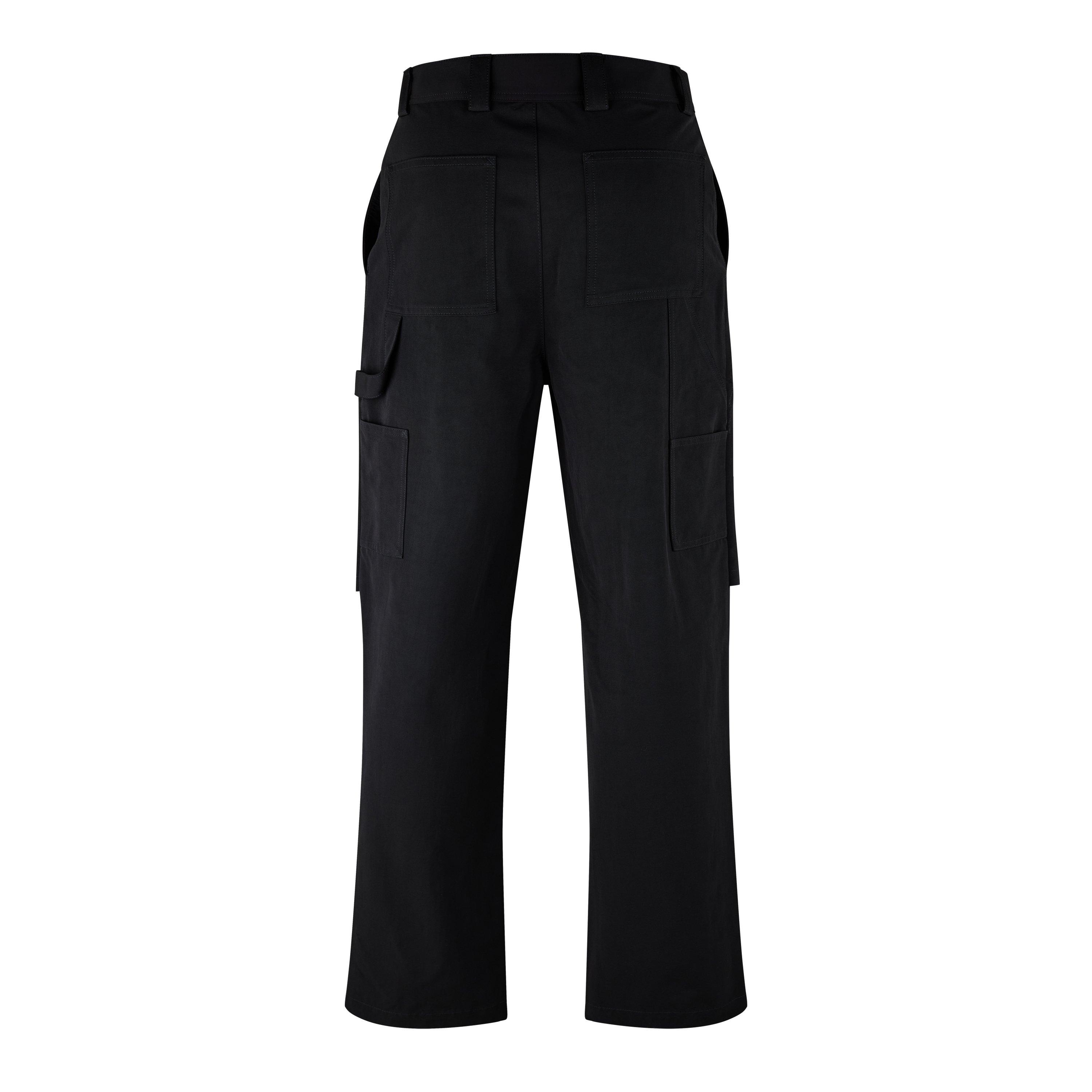 Black - Off White - Men's Crpntr Cotton Cargo Trousers - 2