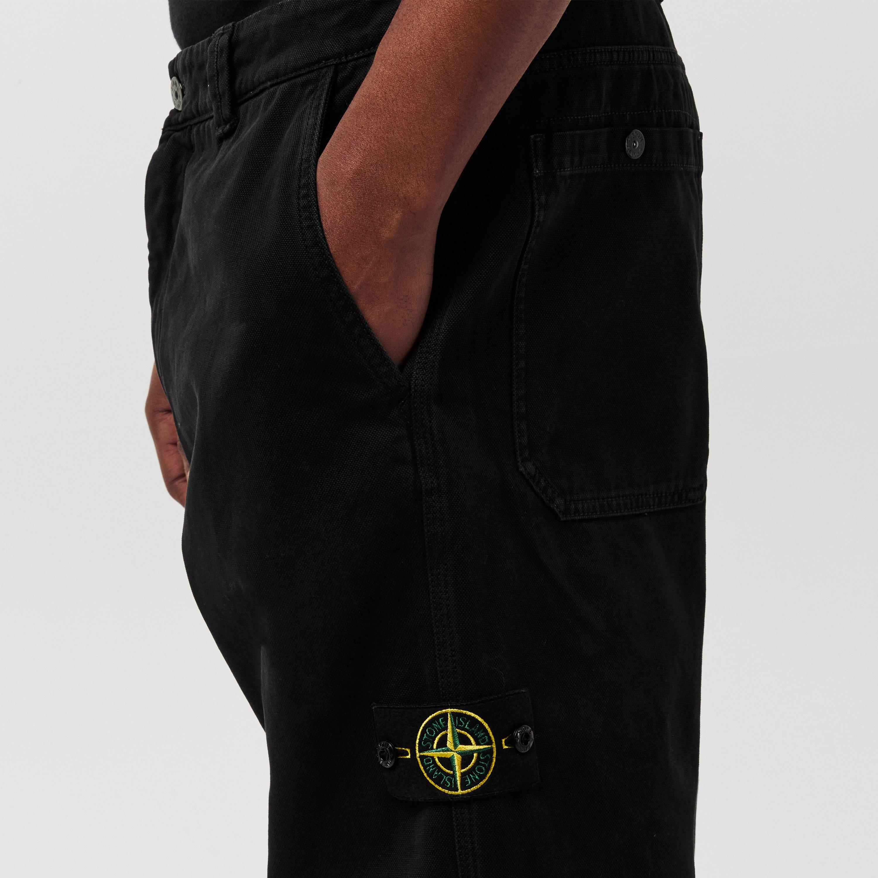 Nero V0129 - Stone Island - Men's Cotton Chinos - 5