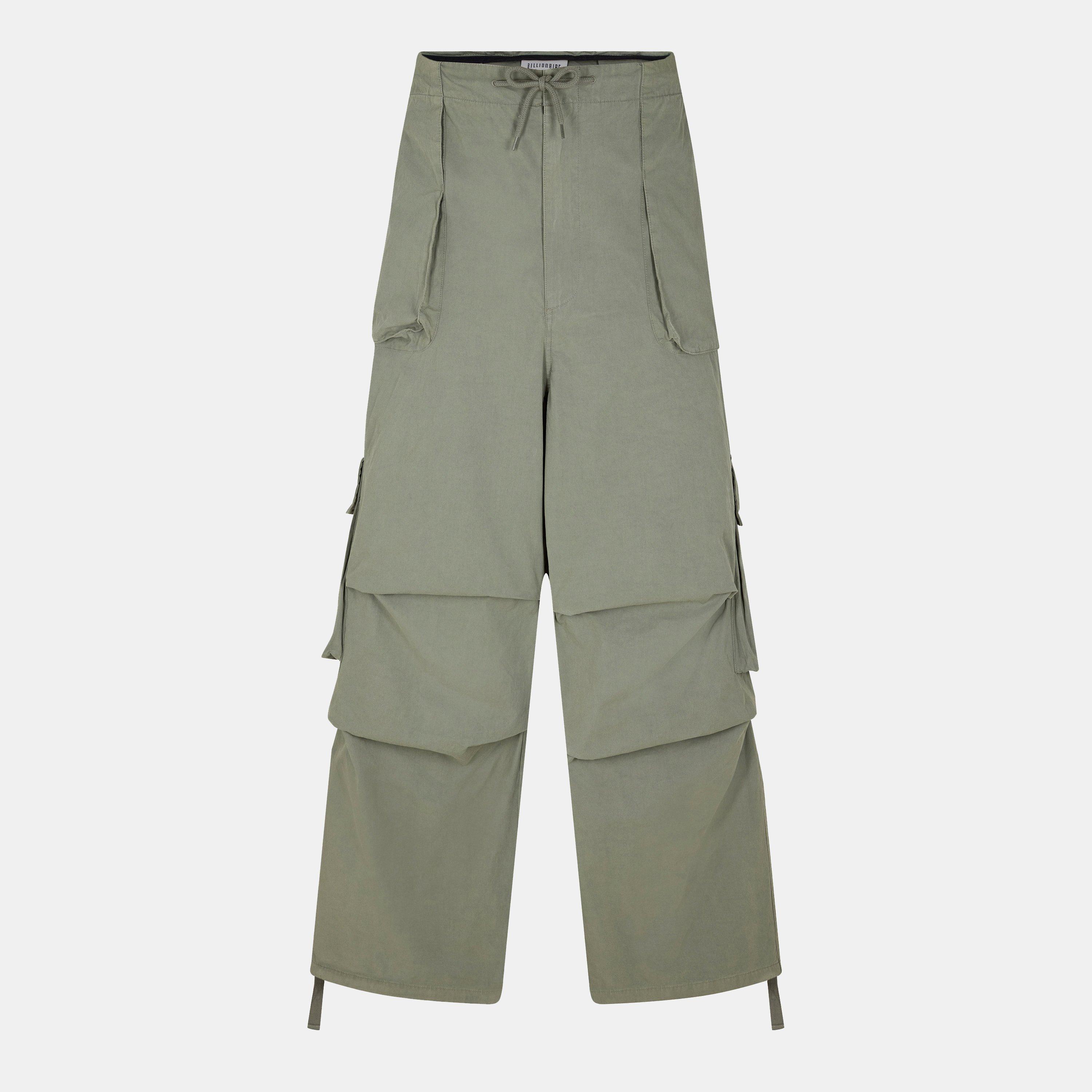 Billionaire Boys Club  Parachute Relaxed Fit Cargo Trousers - Olive - Small