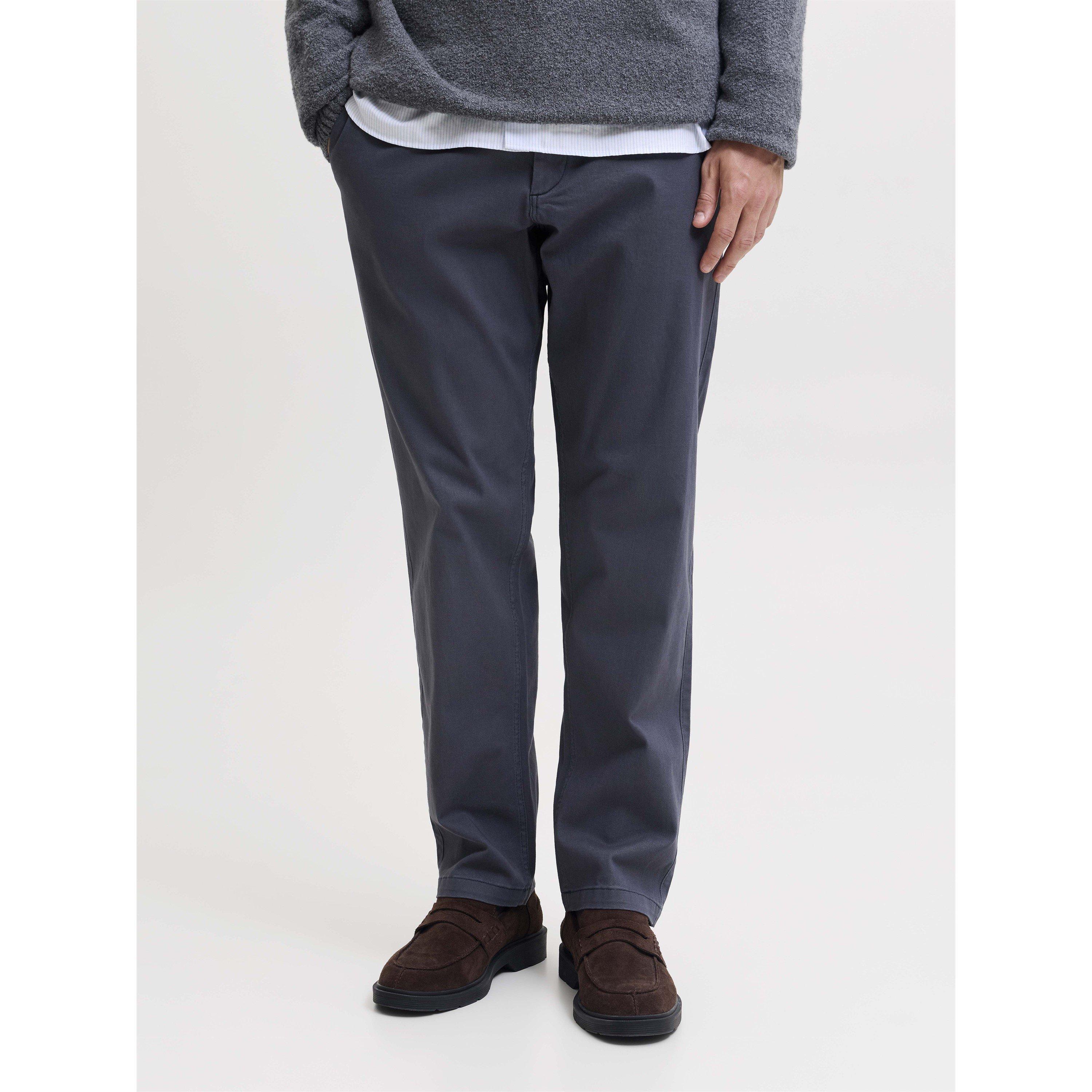 Navy Blazer - Jack and Jones - Men's Kane Dave Cotton Relaxed-Fit Chinos - 3