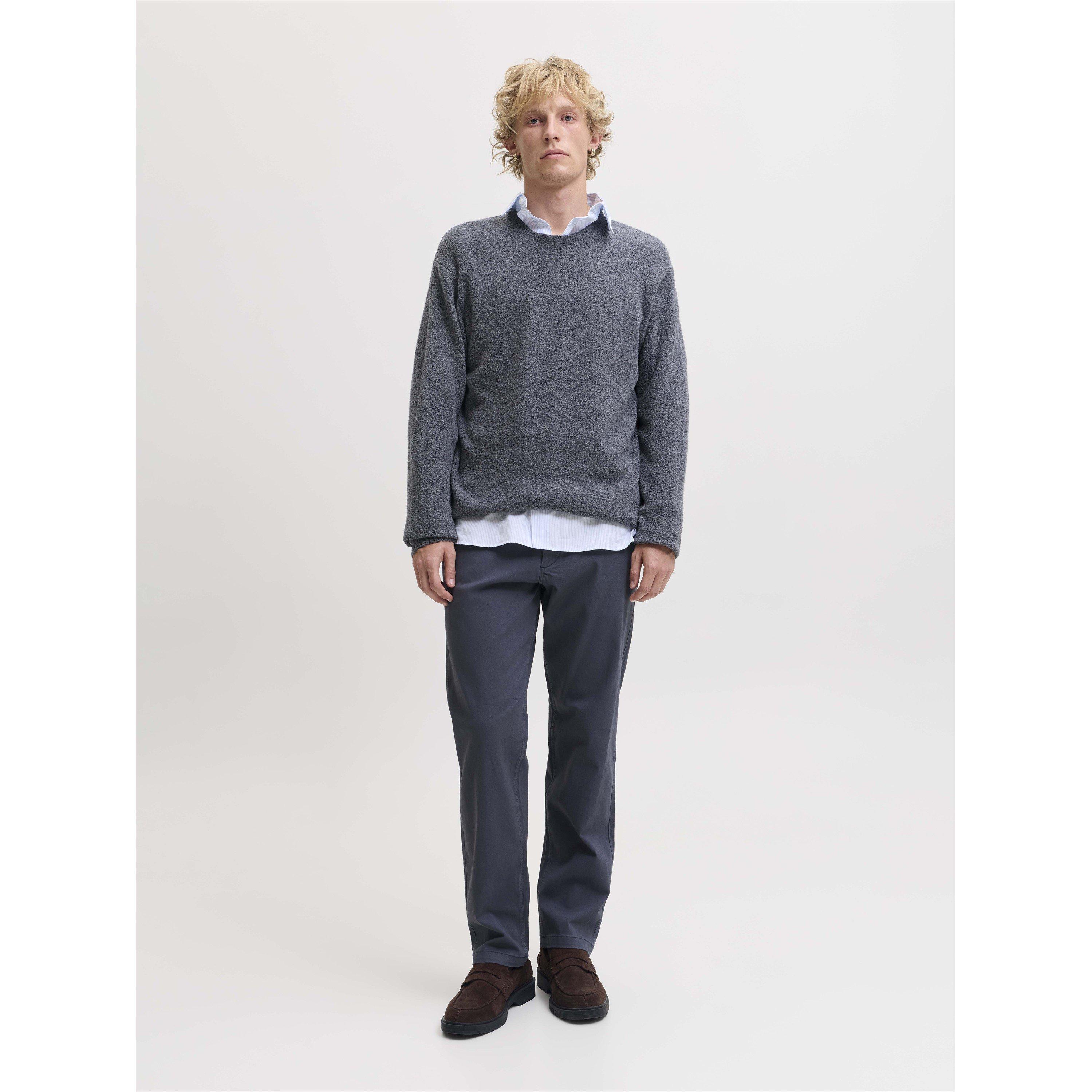 Navy Blazer - Jack and Jones - Men's Kane Dave Cotton Relaxed-Fit Chinos - 6