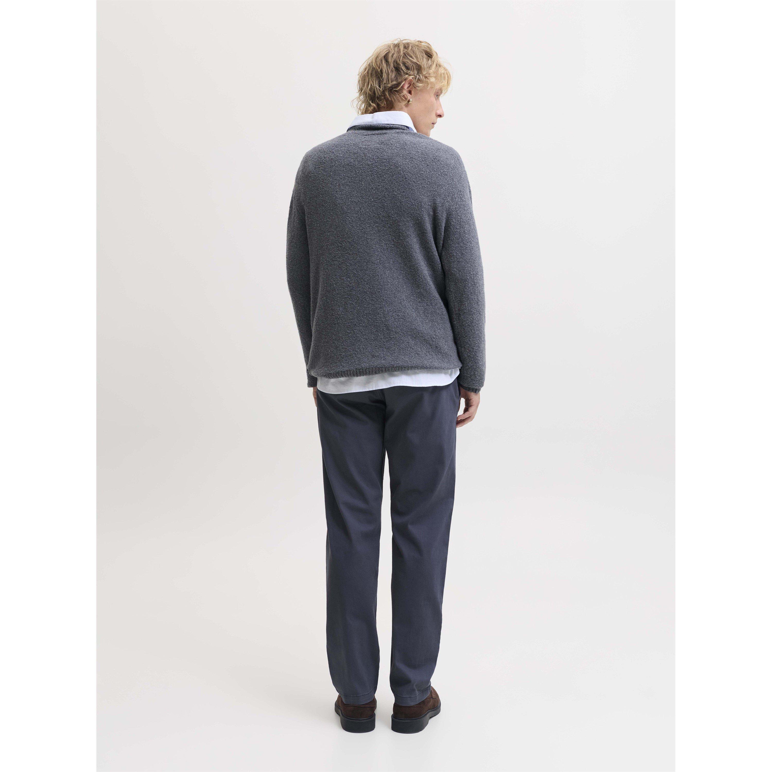Navy Blazer - Jack and Jones - Men's Kane Dave Cotton Relaxed-Fit Chinos - 7