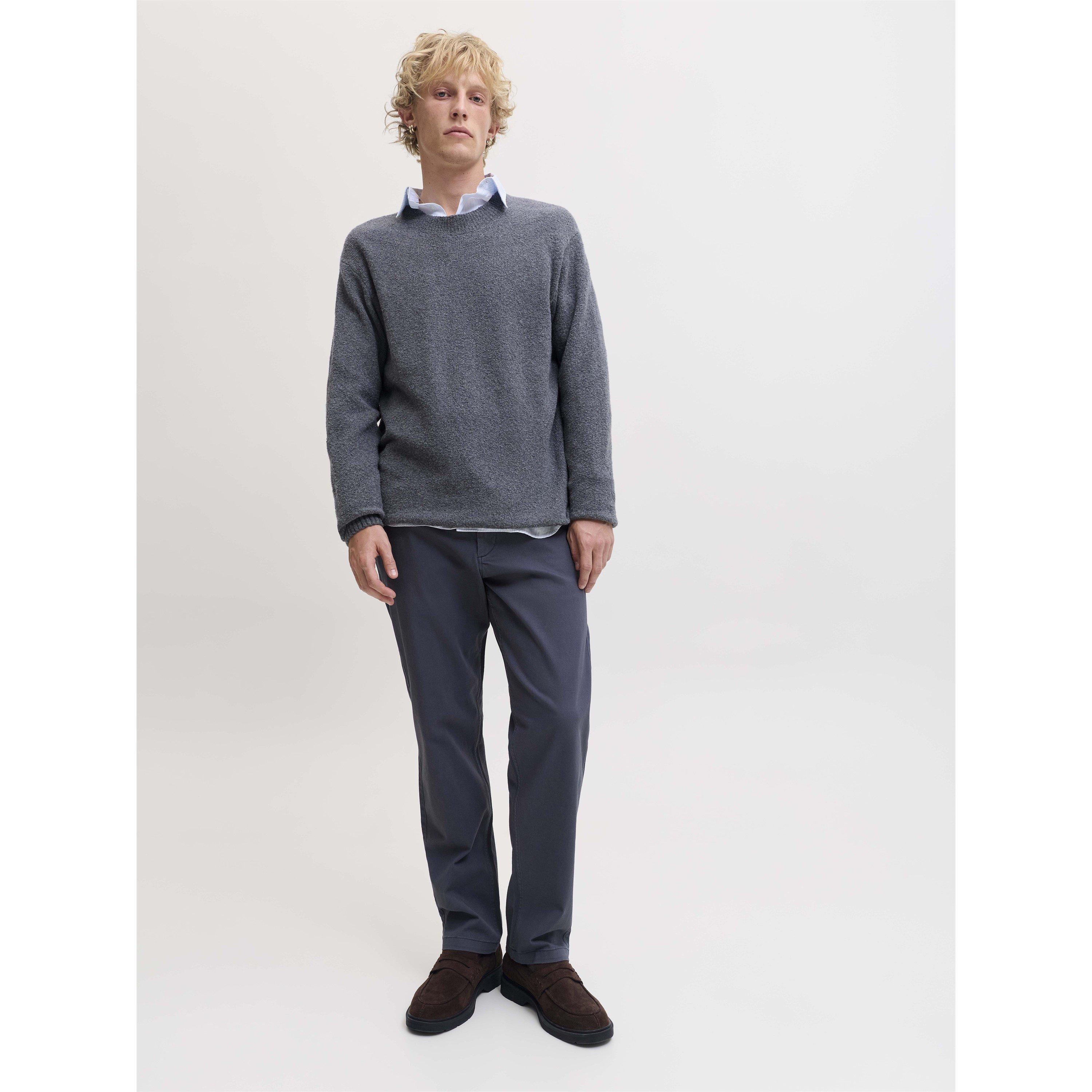 Navy Blazer - Jack and Jones - Men's Kane Dave Cotton Relaxed-Fit Chinos - 8