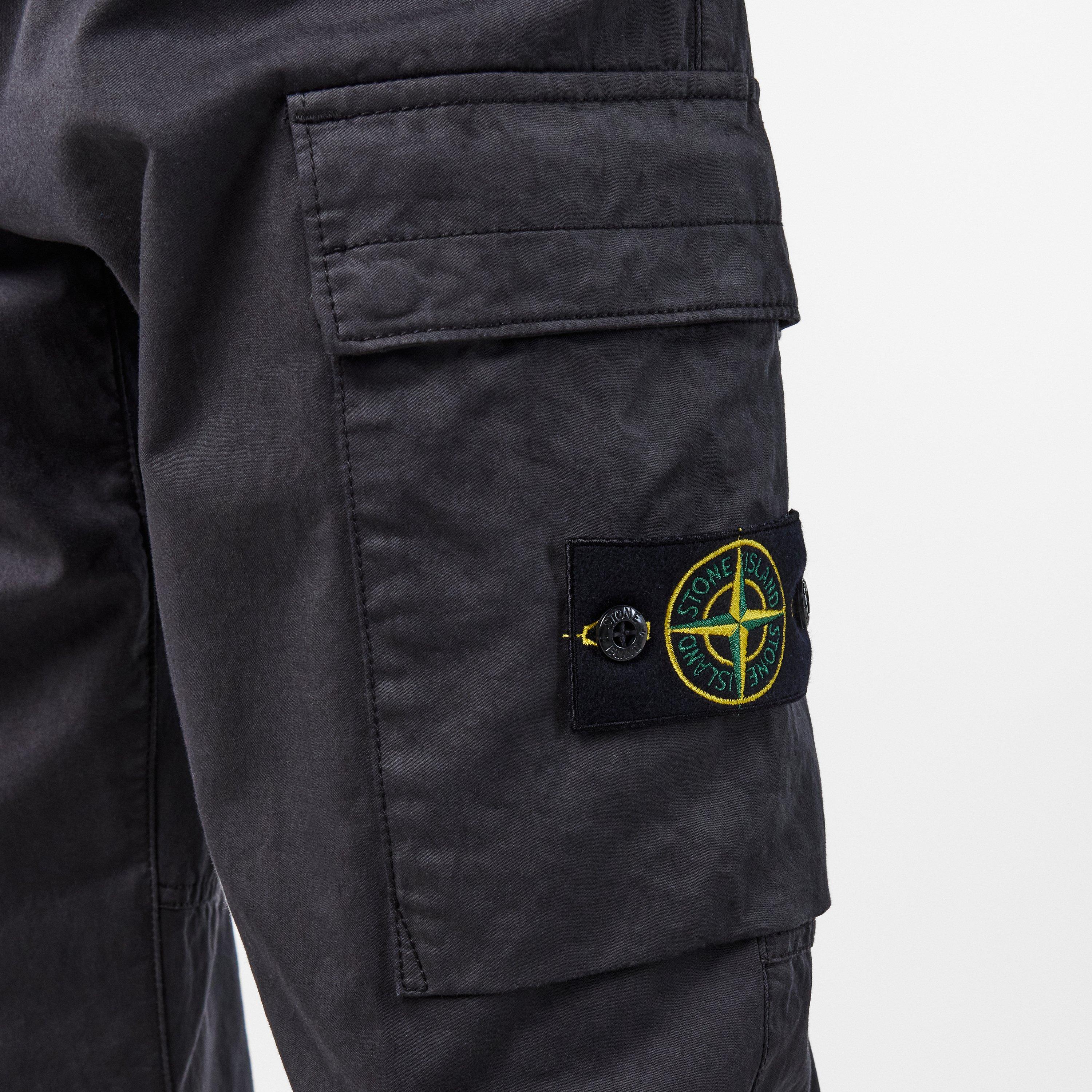 Piombo V0062 - Stone Island - Satin Cargo Trousers - 5