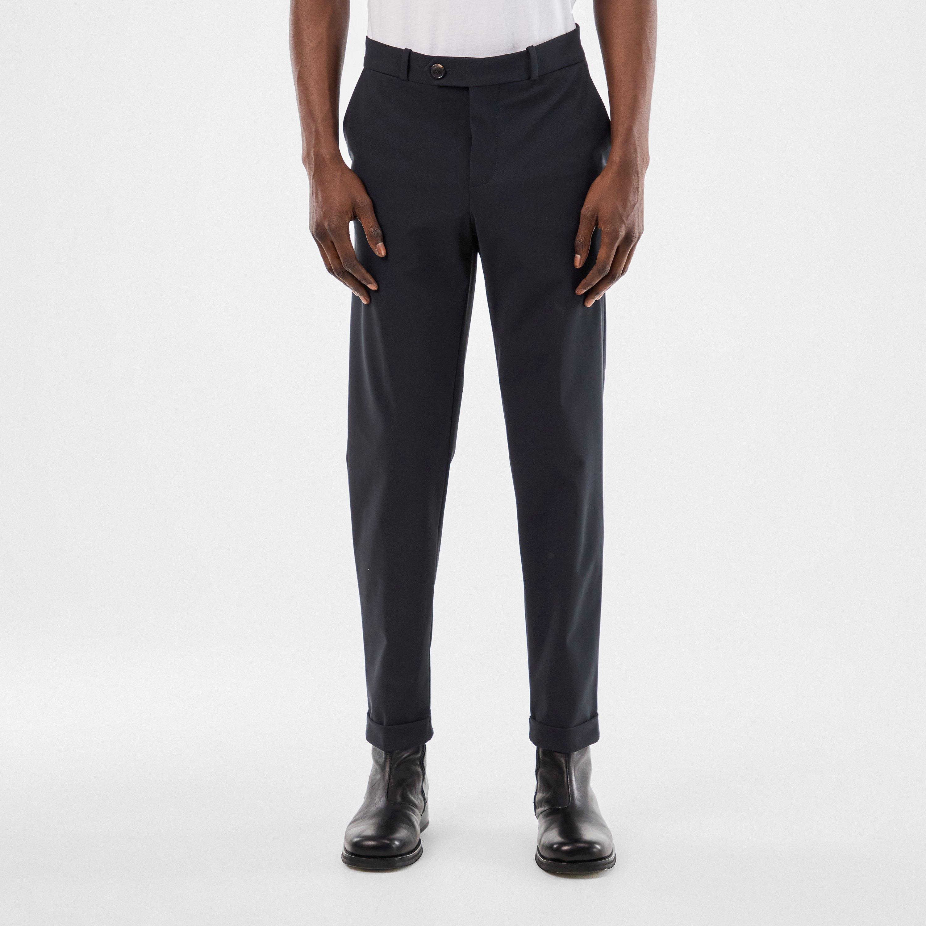 Blue/Blk - Roberto Ricci Designs - Men's Surflex Technical Stretch Modern Tailored Fit Chinos - 3