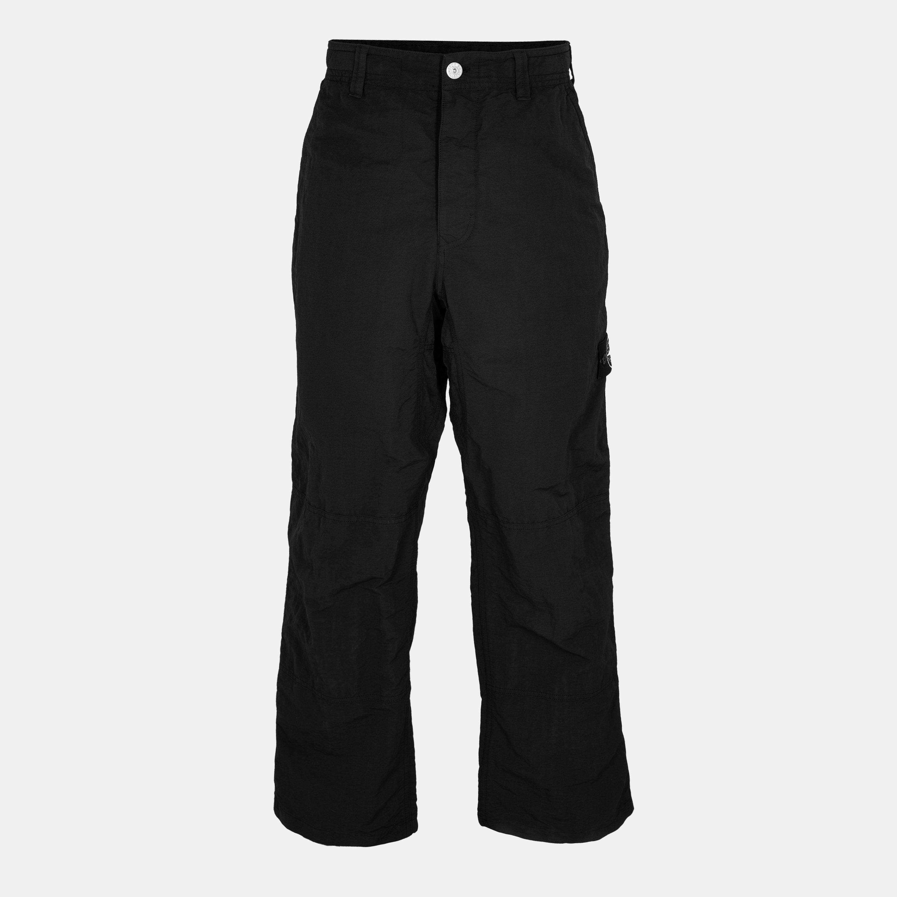 Stone Island Men's Compass Badge Chinos - Nero V0029 - L
