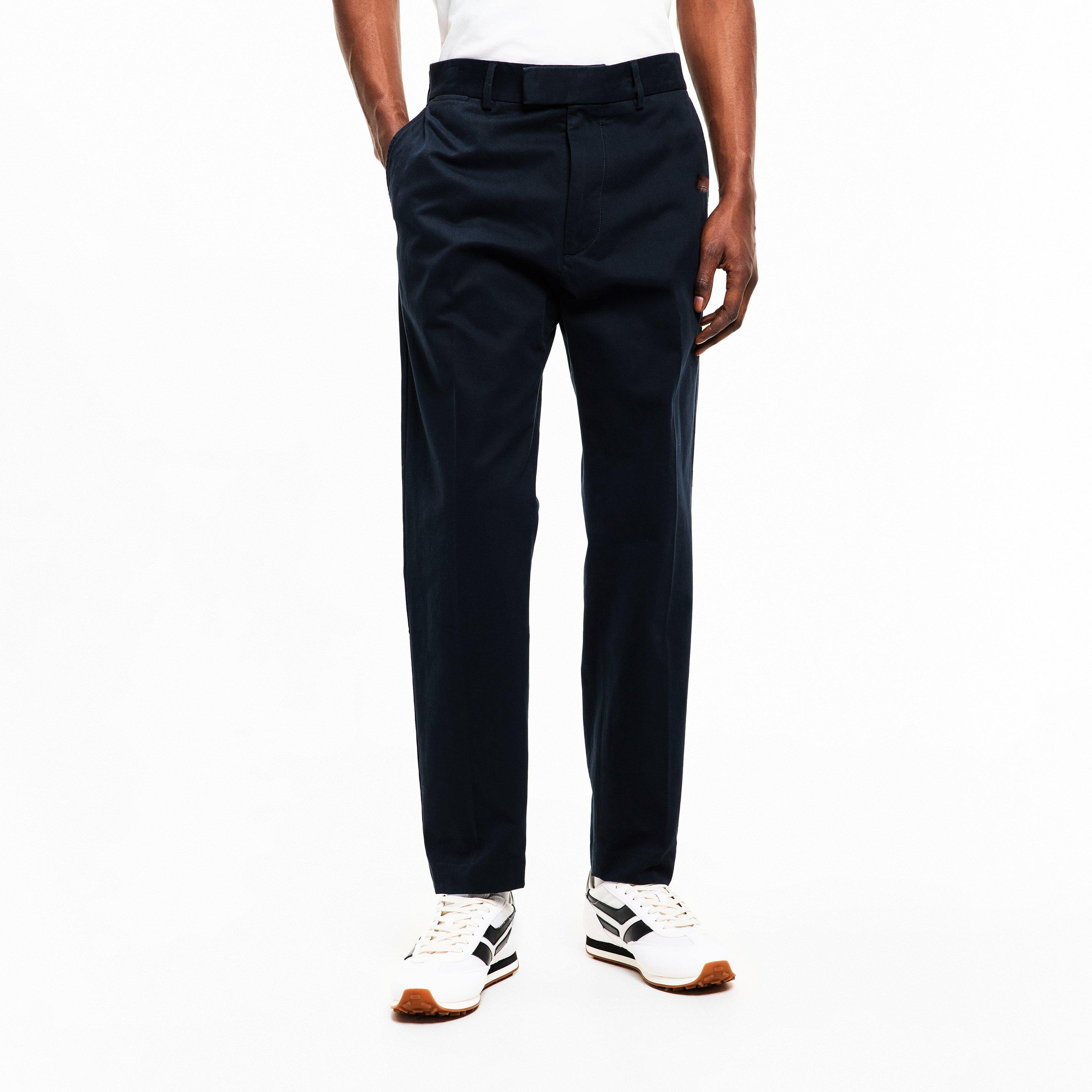 Navy - Tom Ford - Men's Brushed Chinos - 3