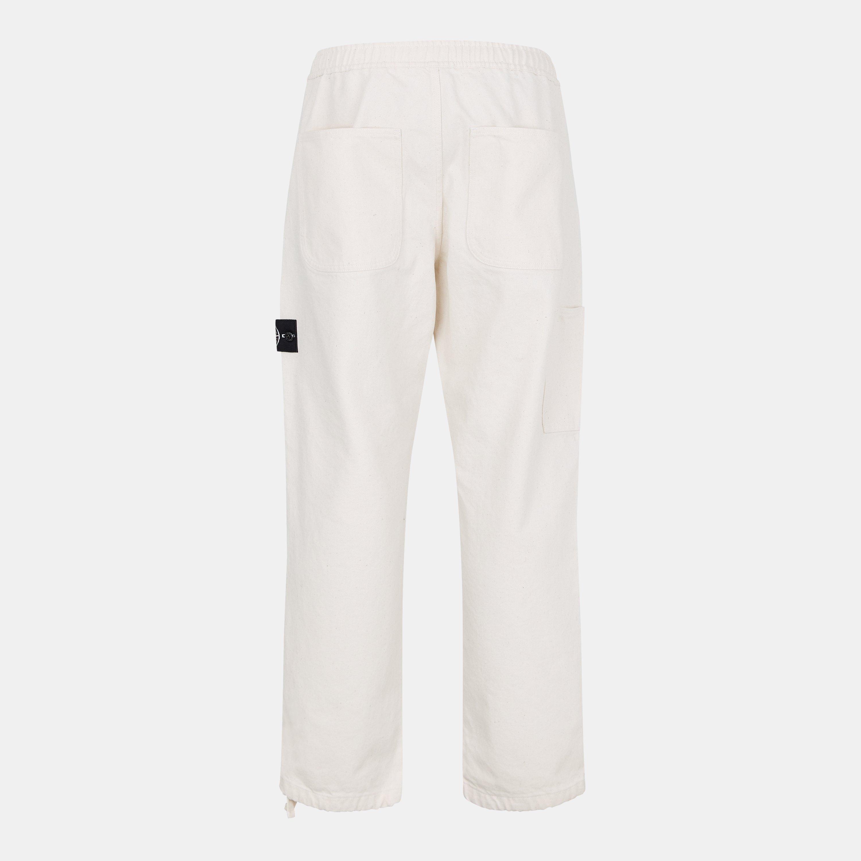 Avorio V0093 - Stone Island - Men's Chinos - 2