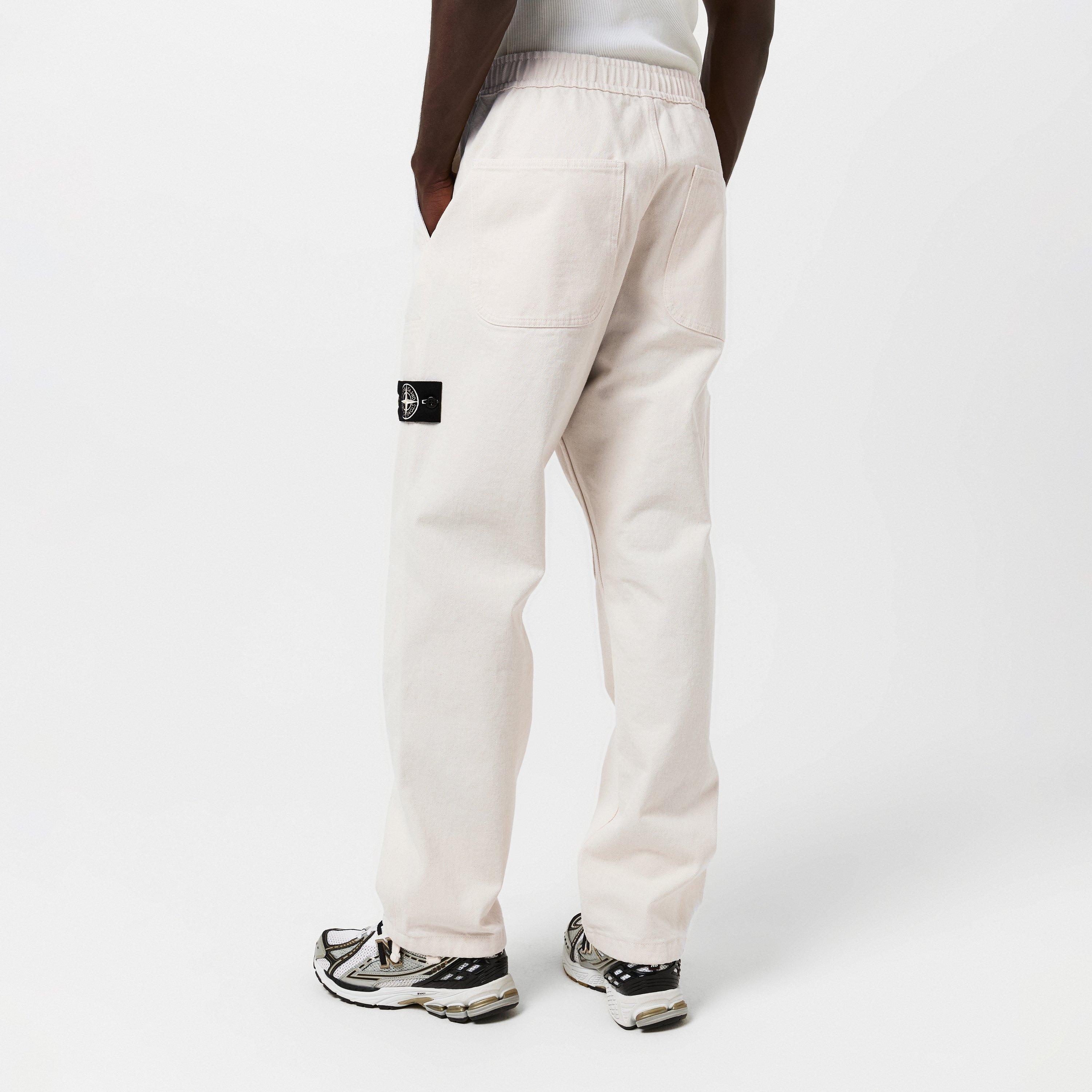Avorio V0093 - Stone Island - Men's Chinos - 4