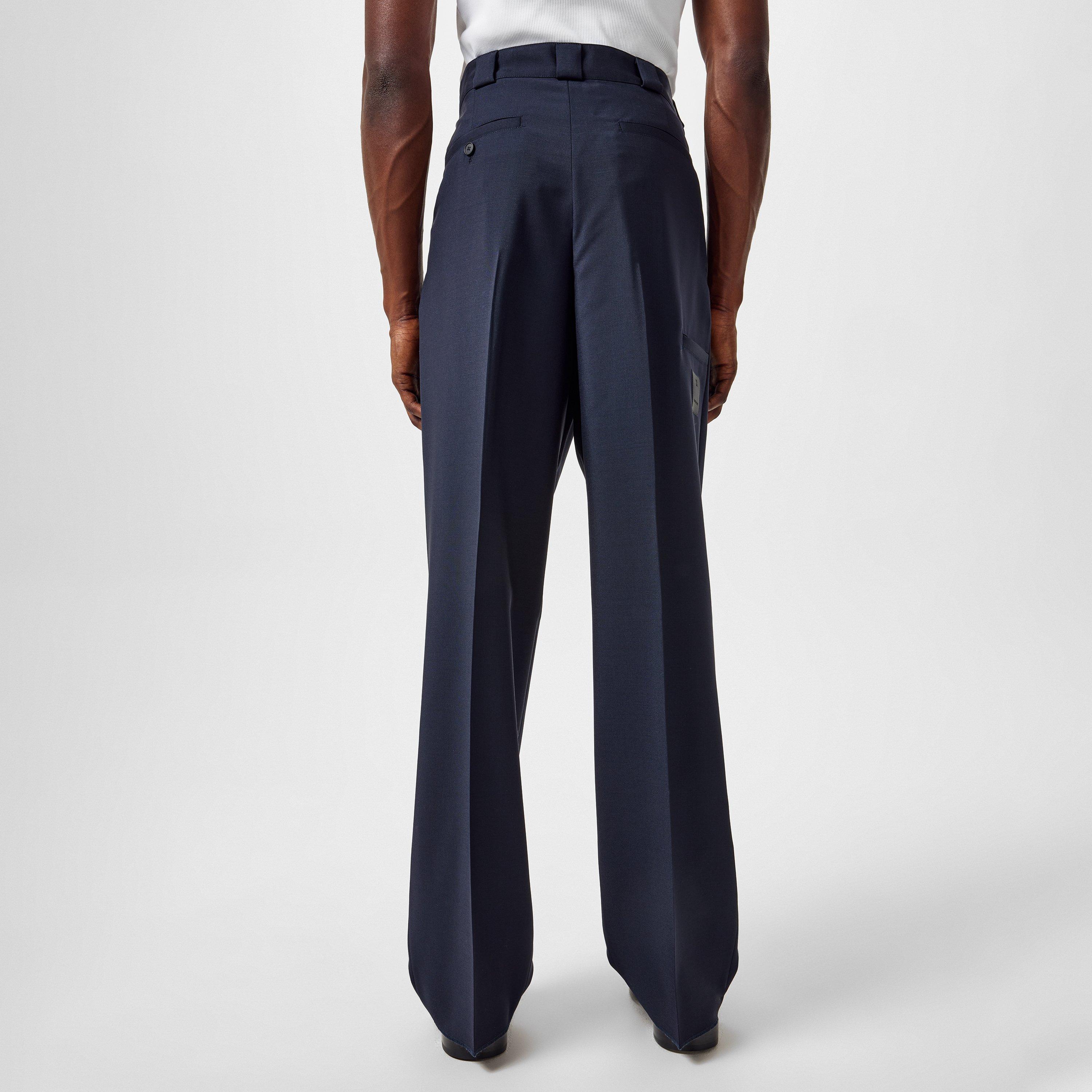 Night Blue - GIVENCHY - Men's Pleated Chinos - 3