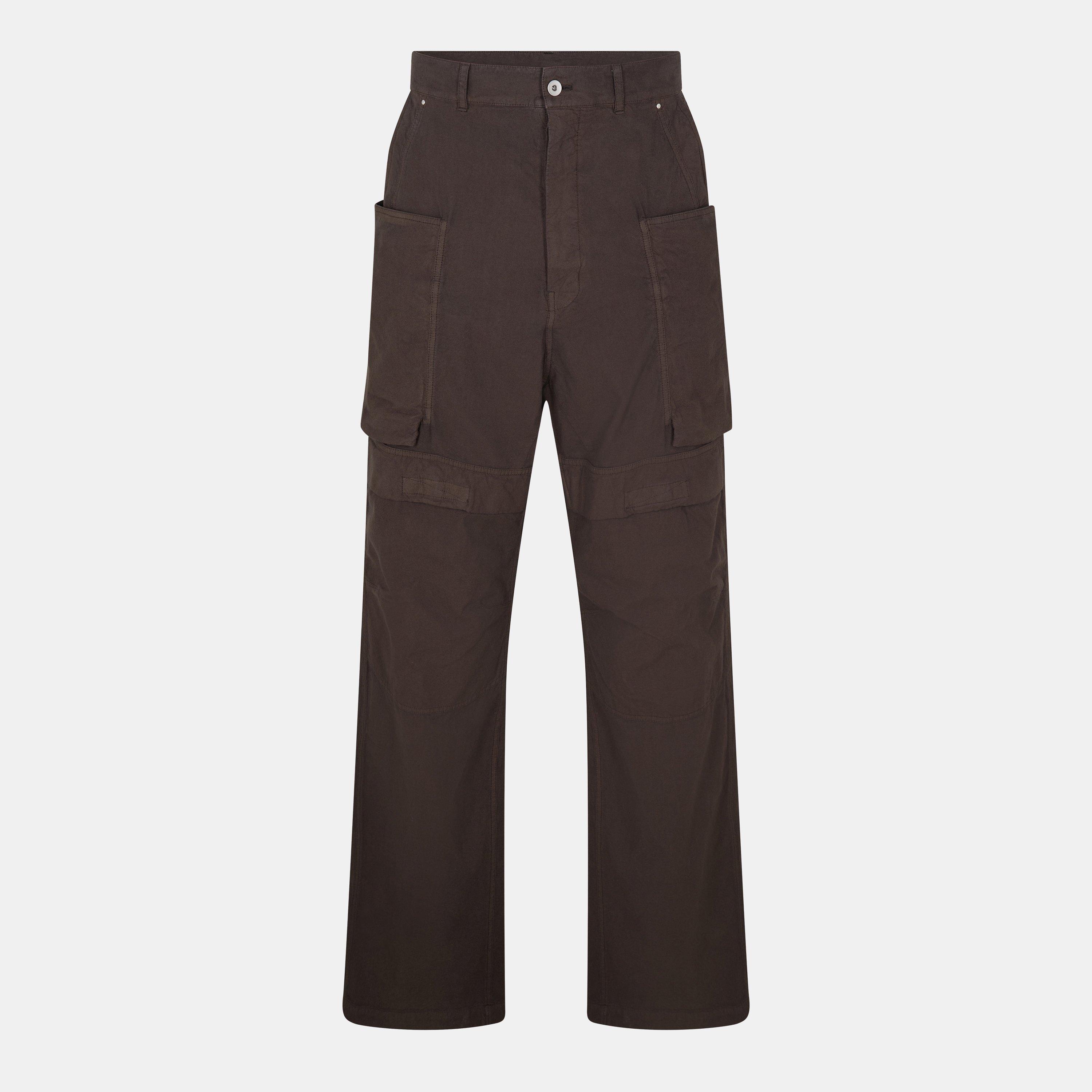 Dark Dust 78 - Rick Owens Drkshdw - Men's Stefan Cargo Trousers - 1