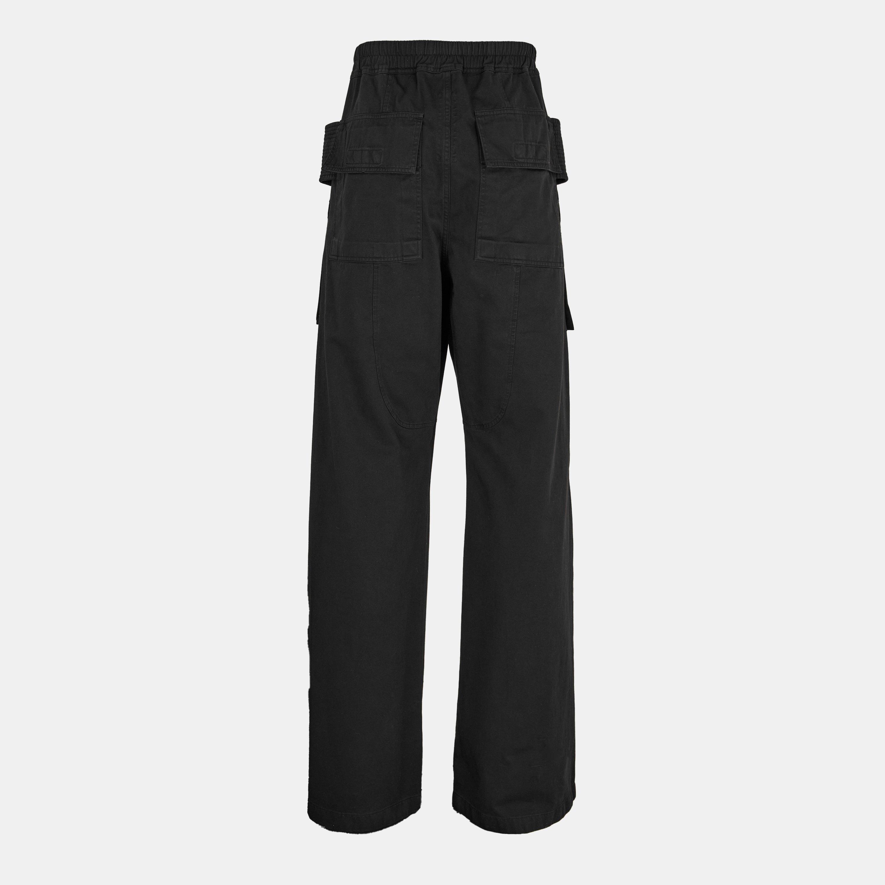 Black 09 - Rick Owens Drkshdw - Men's Cargo Trousers - 2