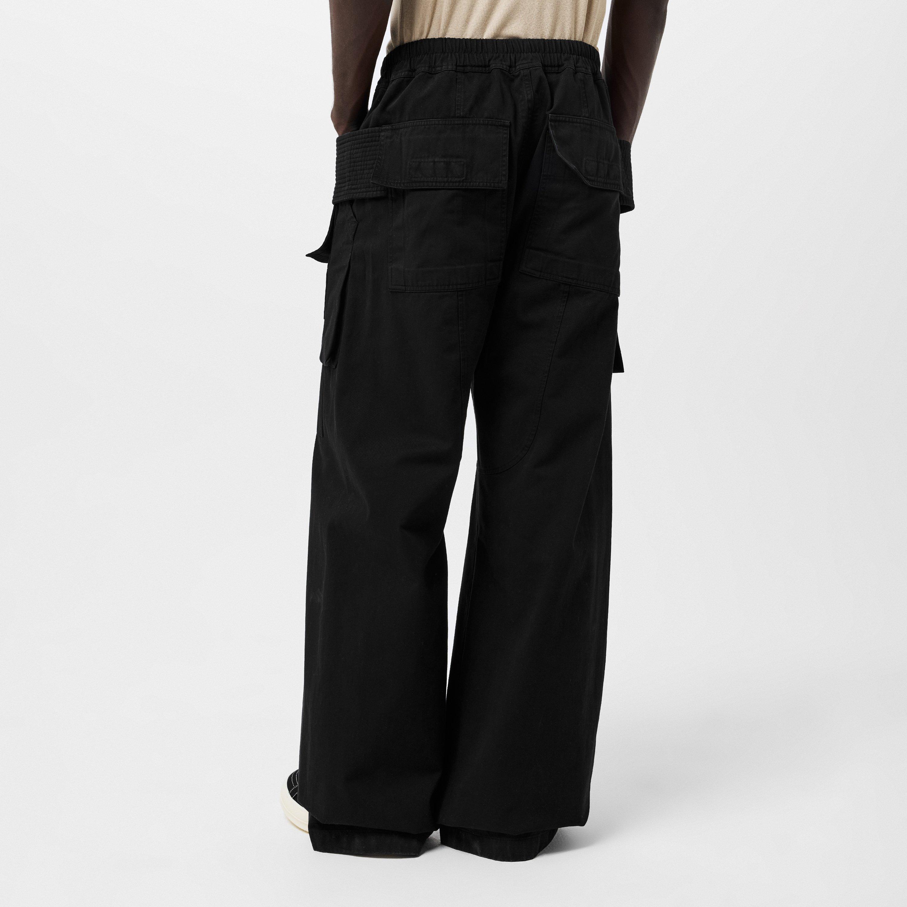 Black 09 - Rick Owens Drkshdw - Men's Cargo Trousers - 4