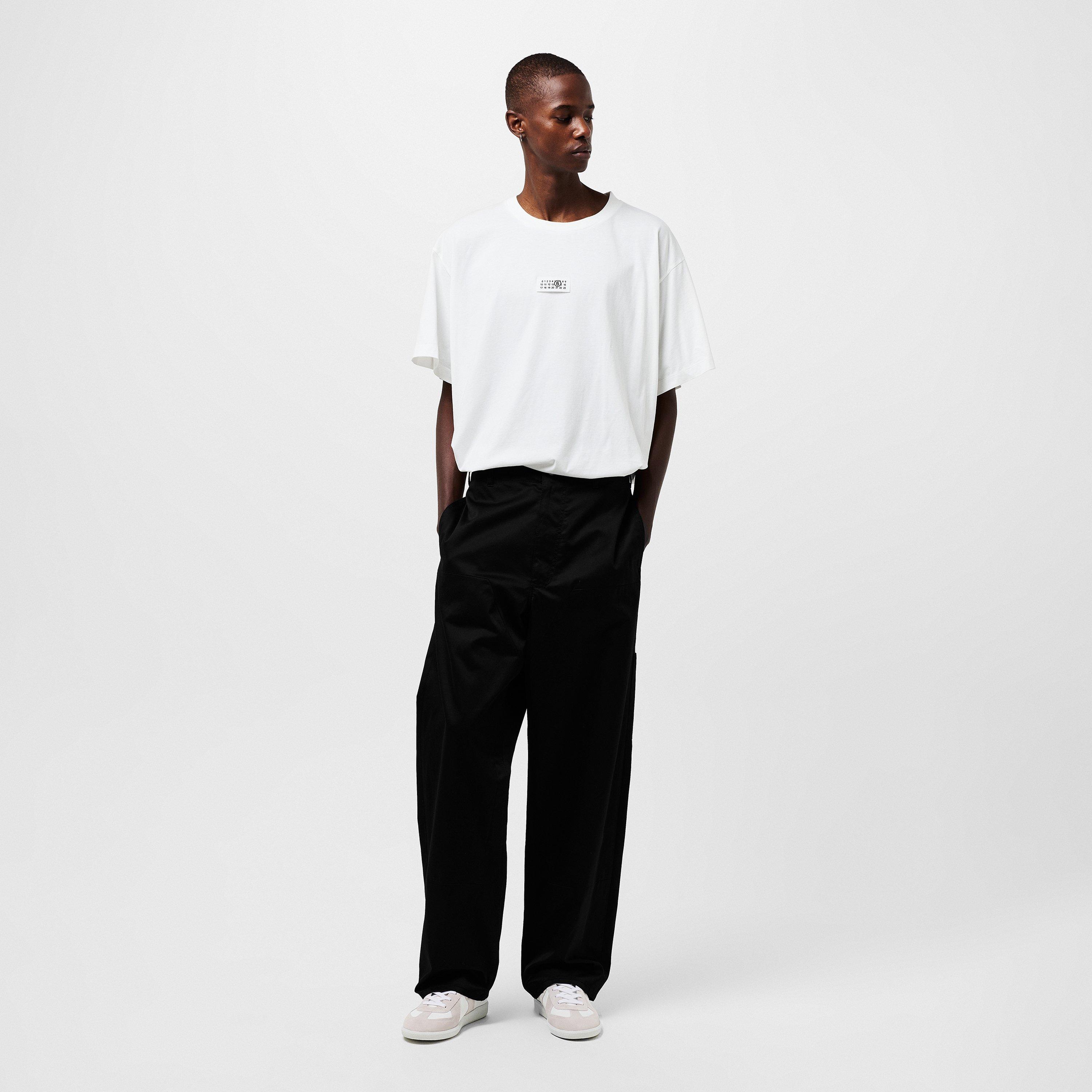 Black - MM6 Maison Margiela - Men's Carpenter Cargo Trousers - 6