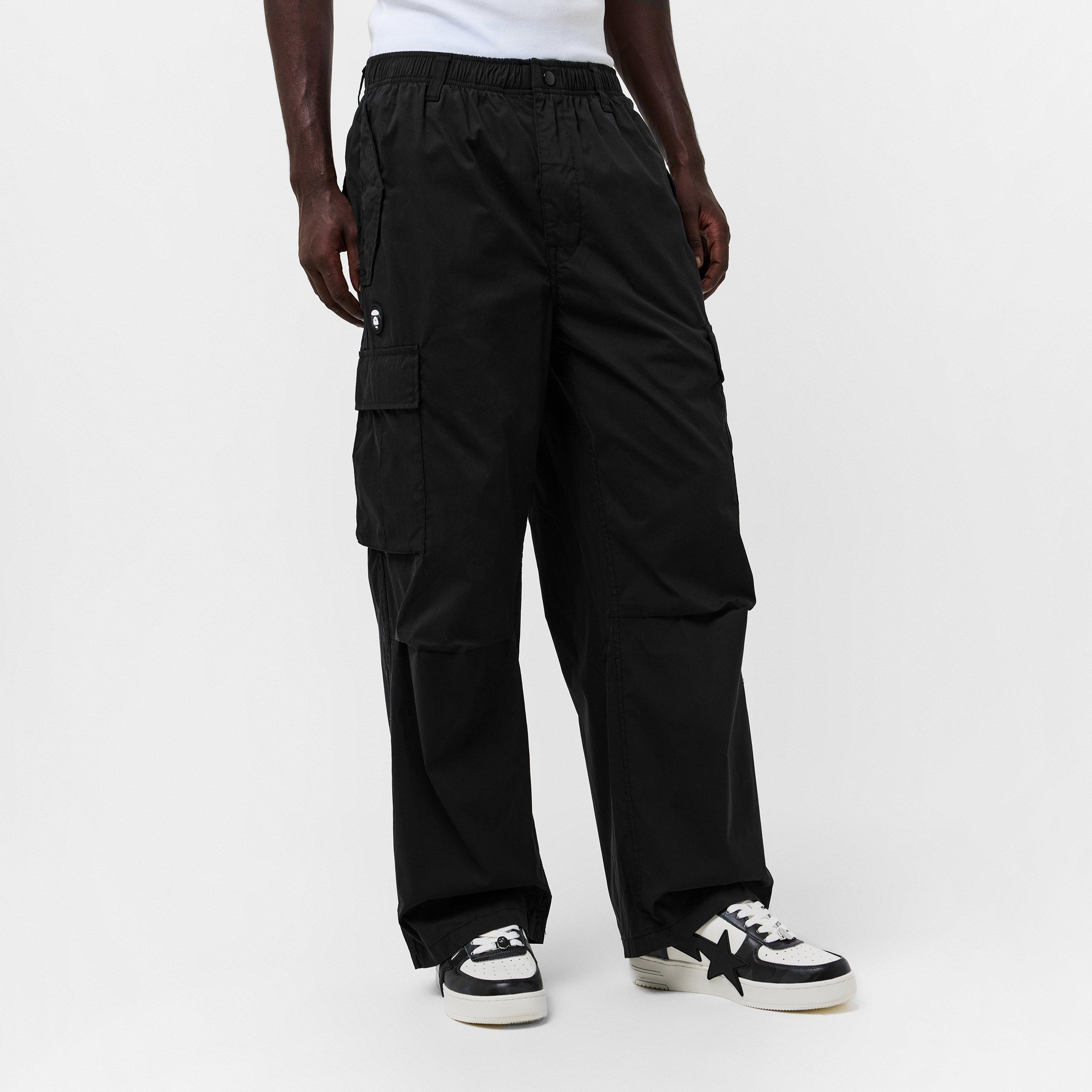 Black - AAPE - Men's Cargo Trousers - 3