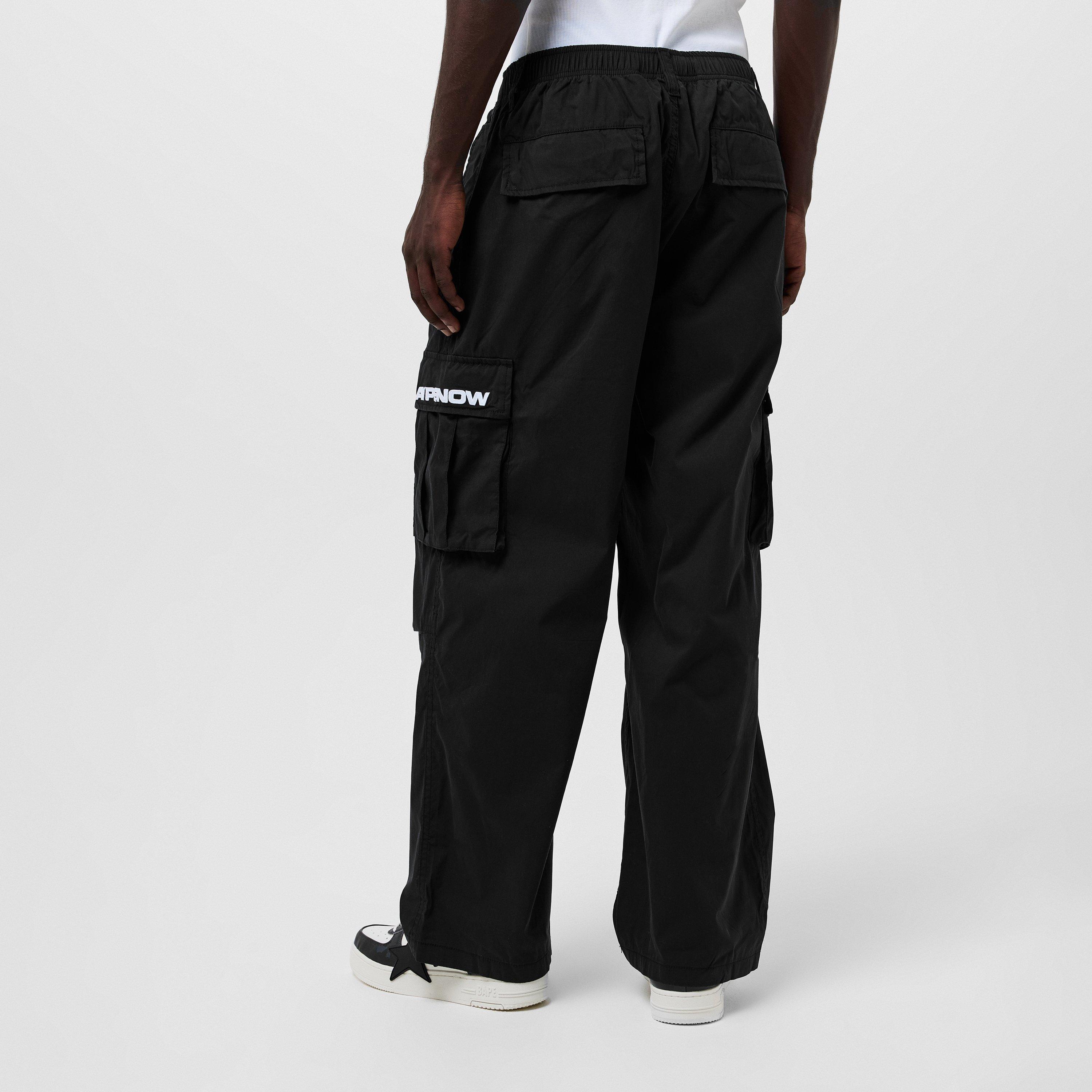 Black - AAPE - Men's Cargo Trousers - 4