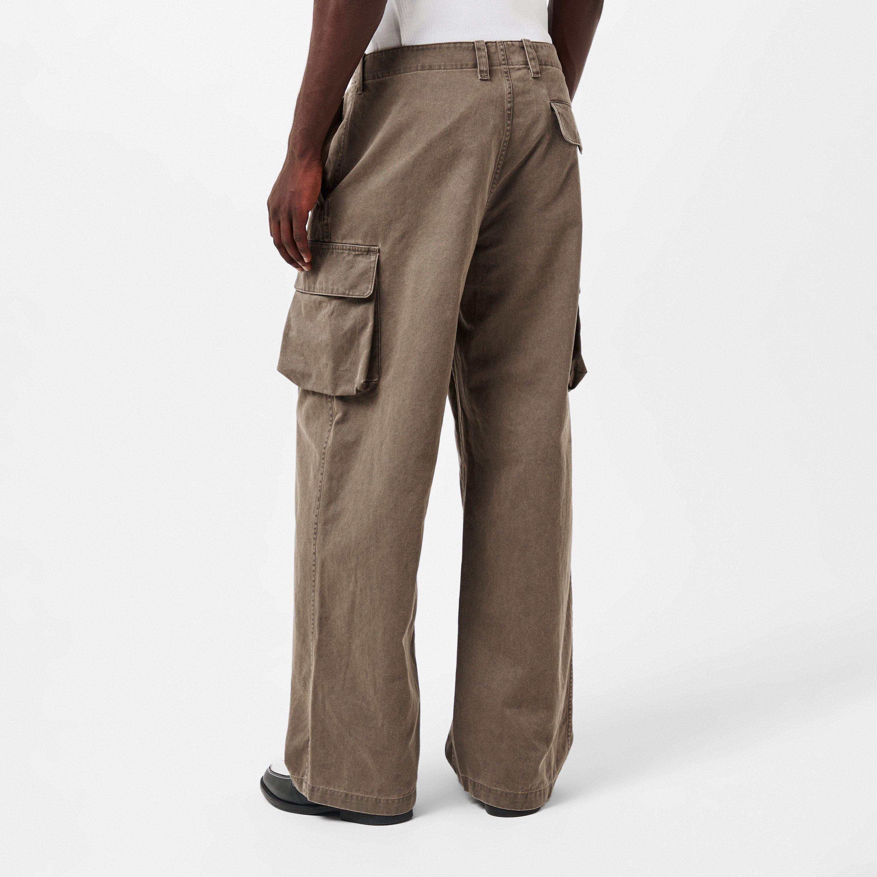 Ditch Wash Out - Our Legacy - Mount Cargo Wide-Leg Denim Trousers - 4