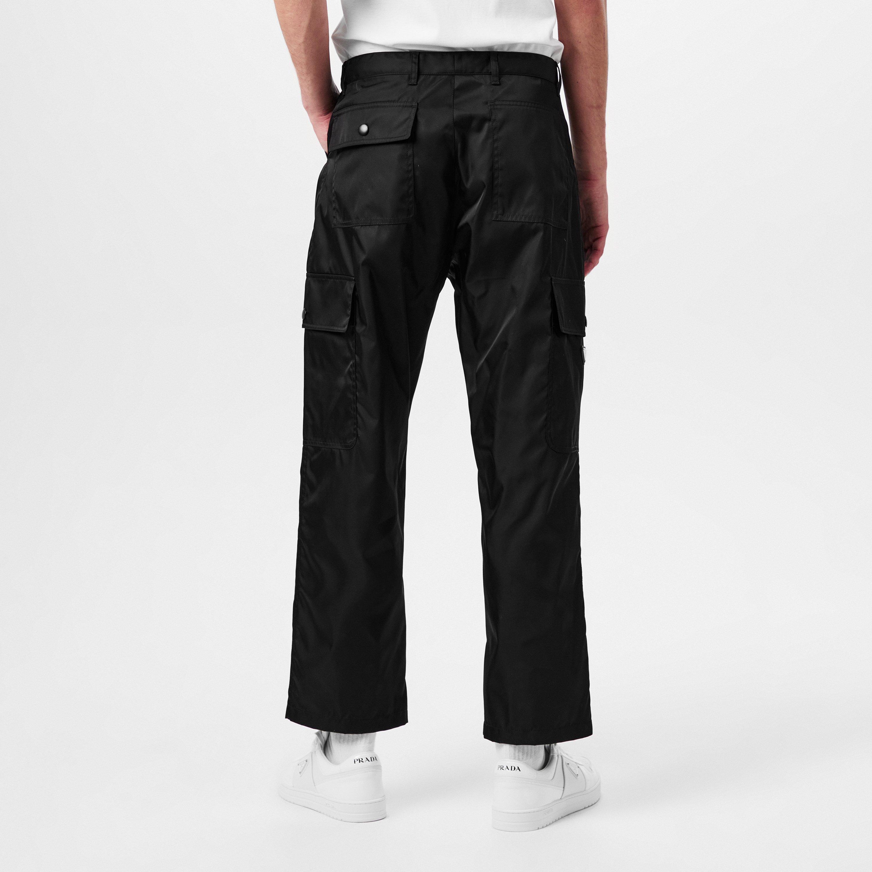 Black - Prada - Interlink Cargo Trousers - 4