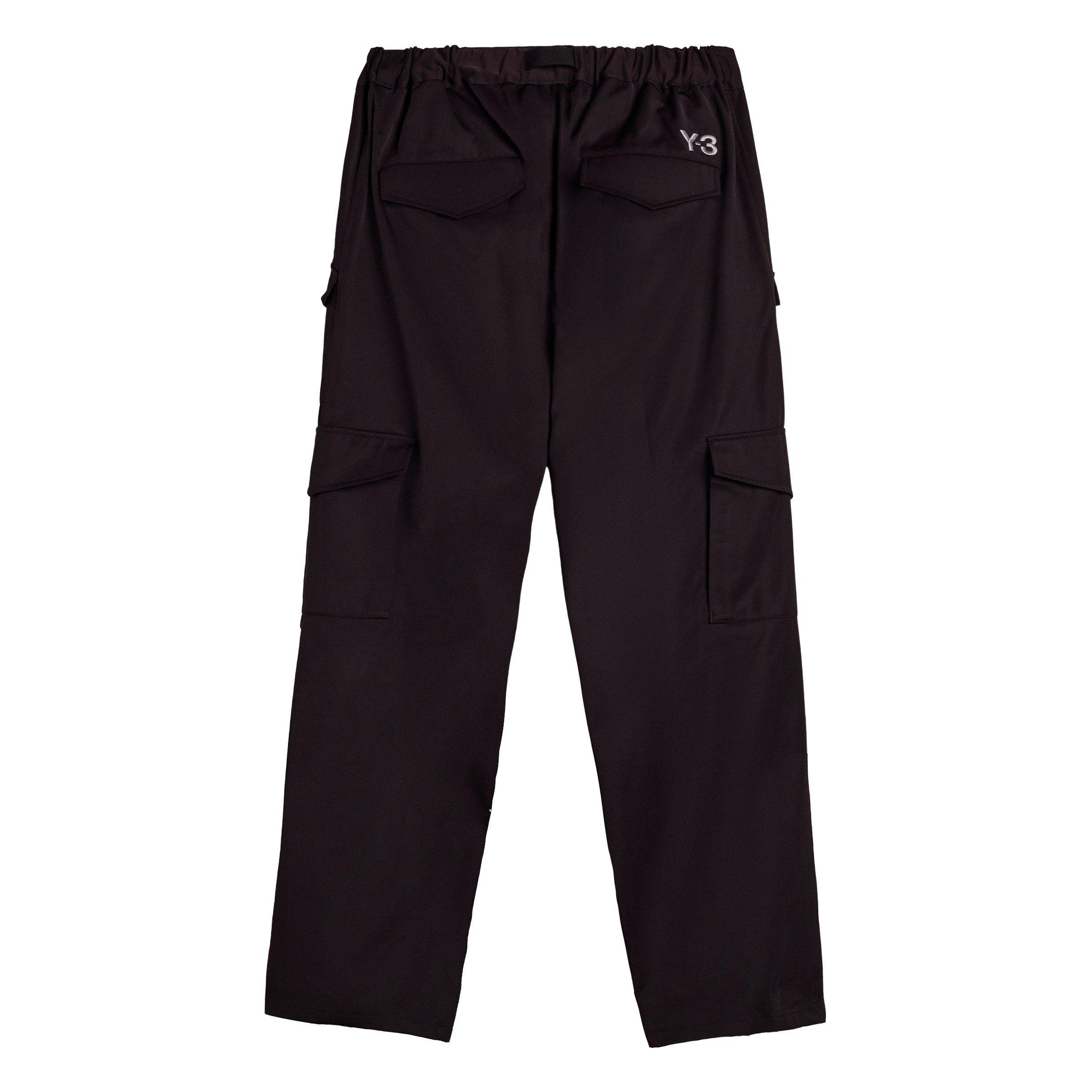 Black - Y3 - Mens Mercedes Cargo Trousers - 2
