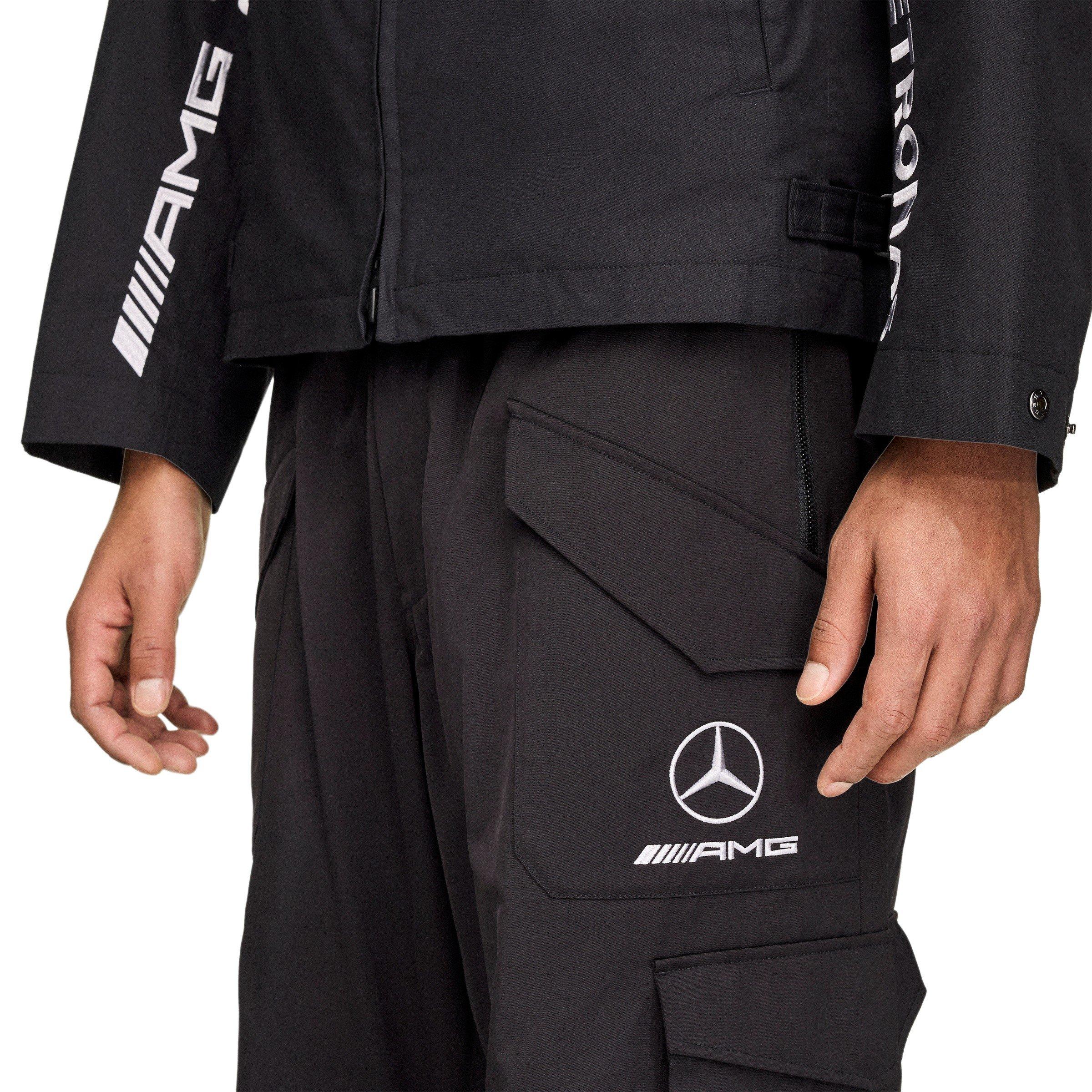 Black - Y3 - Mens Mercedes Cargo Trousers - 9