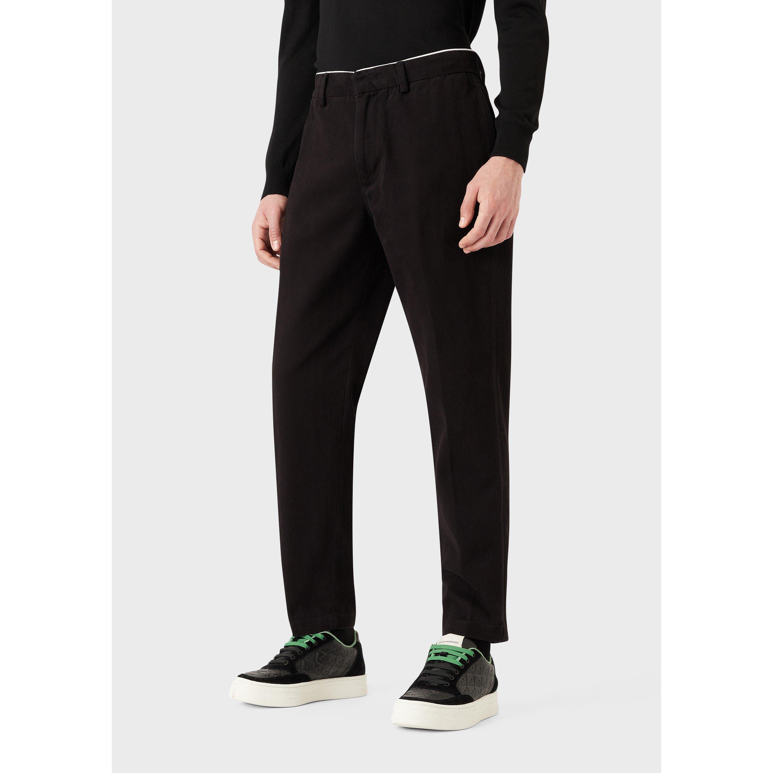 Nero - Emporio Armani - Men's Slim Fit Chinos - 2