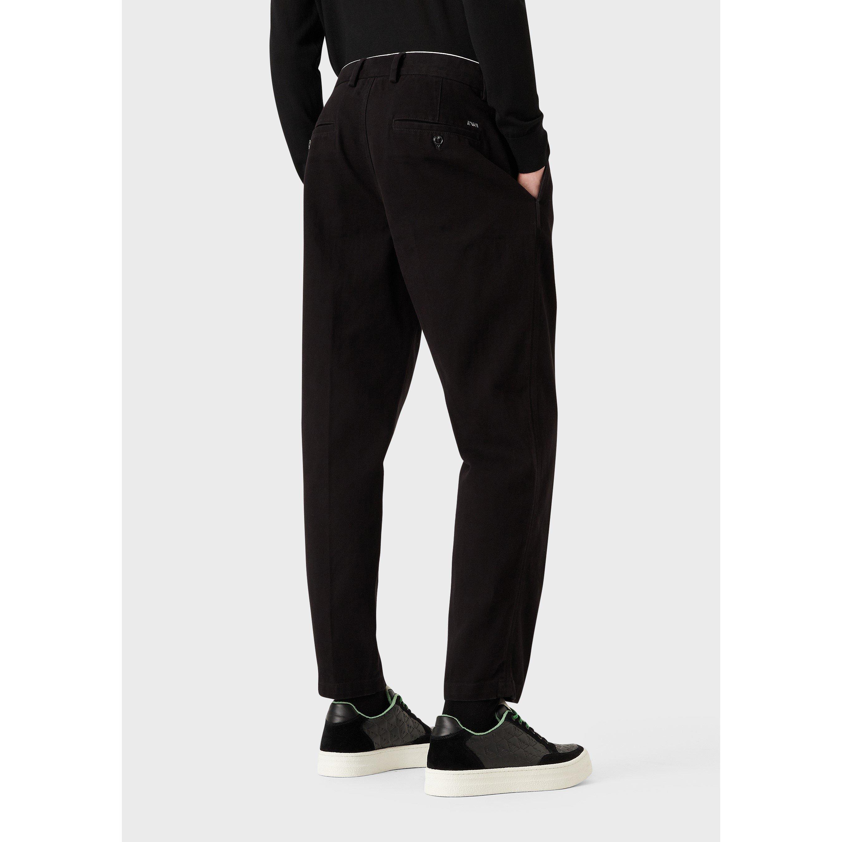 Nero - Emporio Armani - Men's Slim Fit Chinos - 3