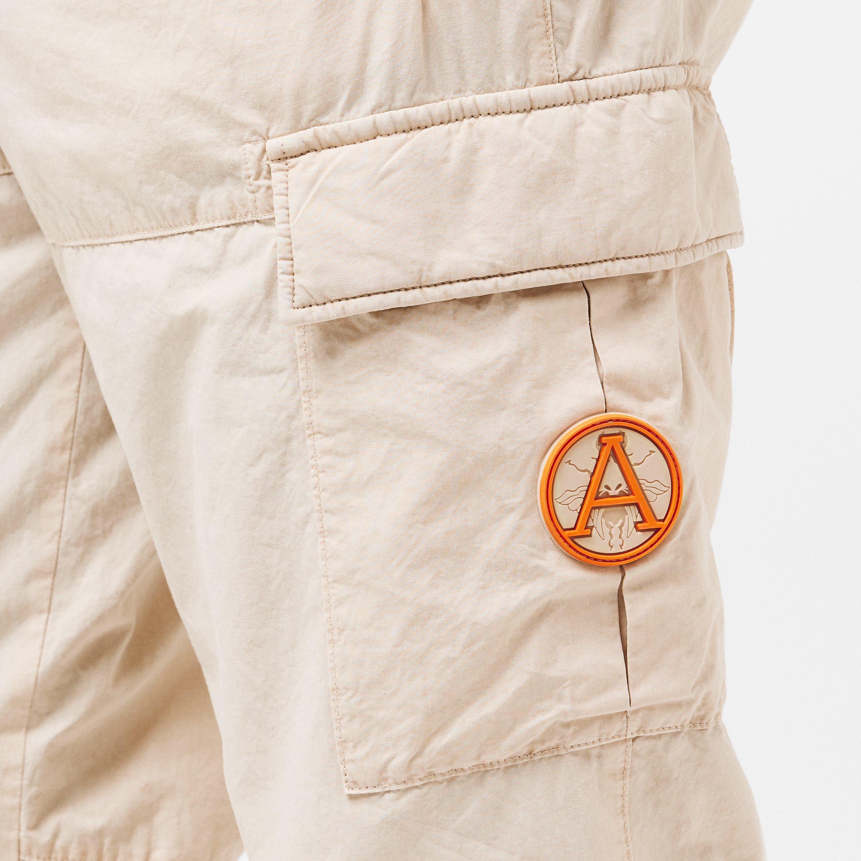 Wash Chalk - Arctic Army - Men's Cargo Trousers - 5